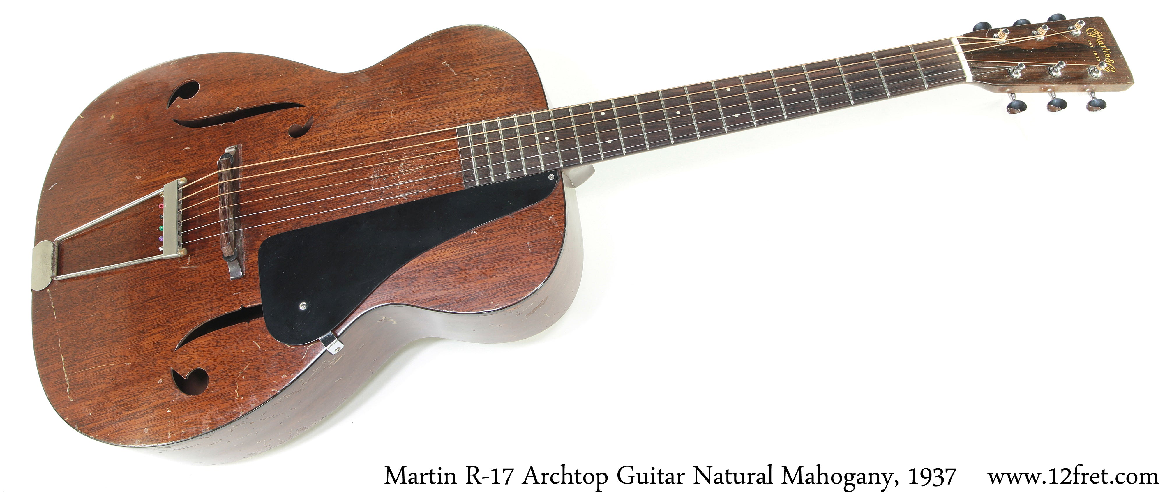 Martin R-17 Archtop Guitar Natural Mahogany, 1937 - The Twelfth Fret