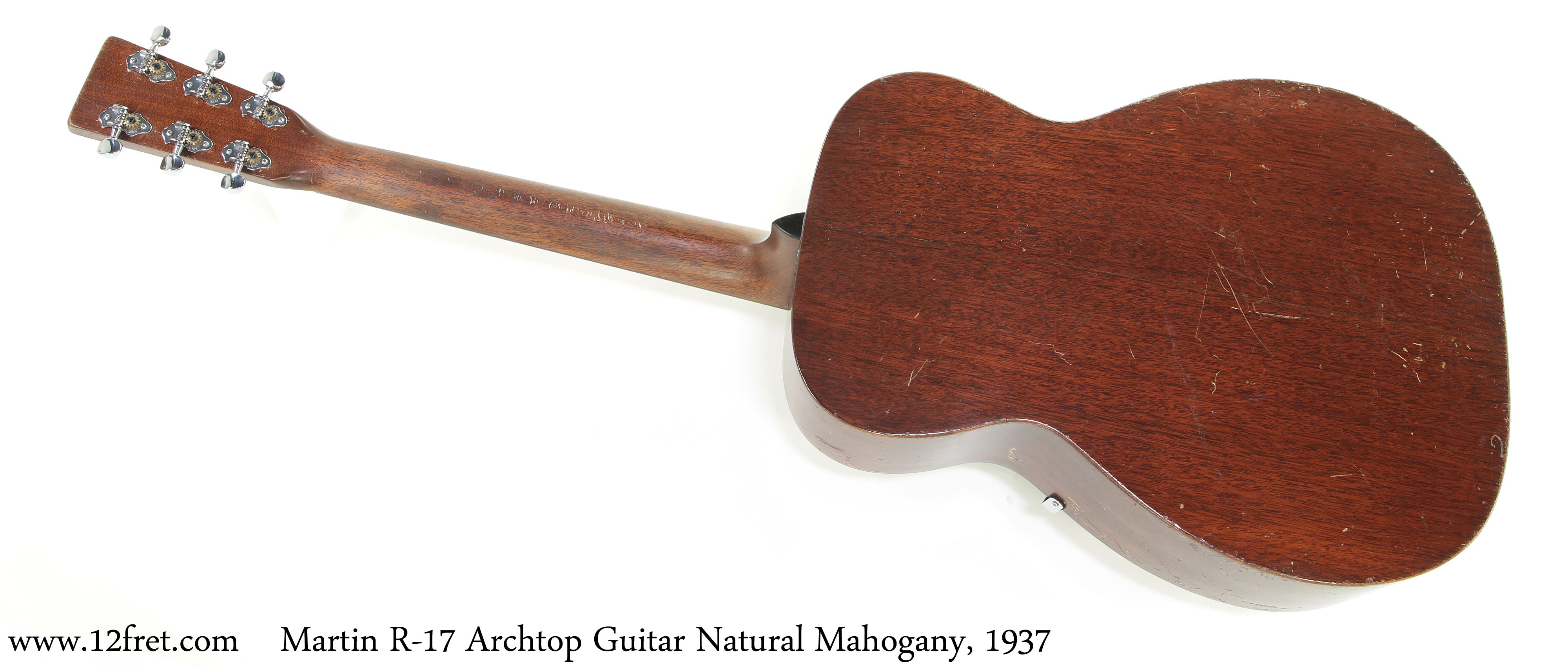 Martin R-17 Archtop Guitar Natural Mahogany, 1937 - The Twelfth Fret