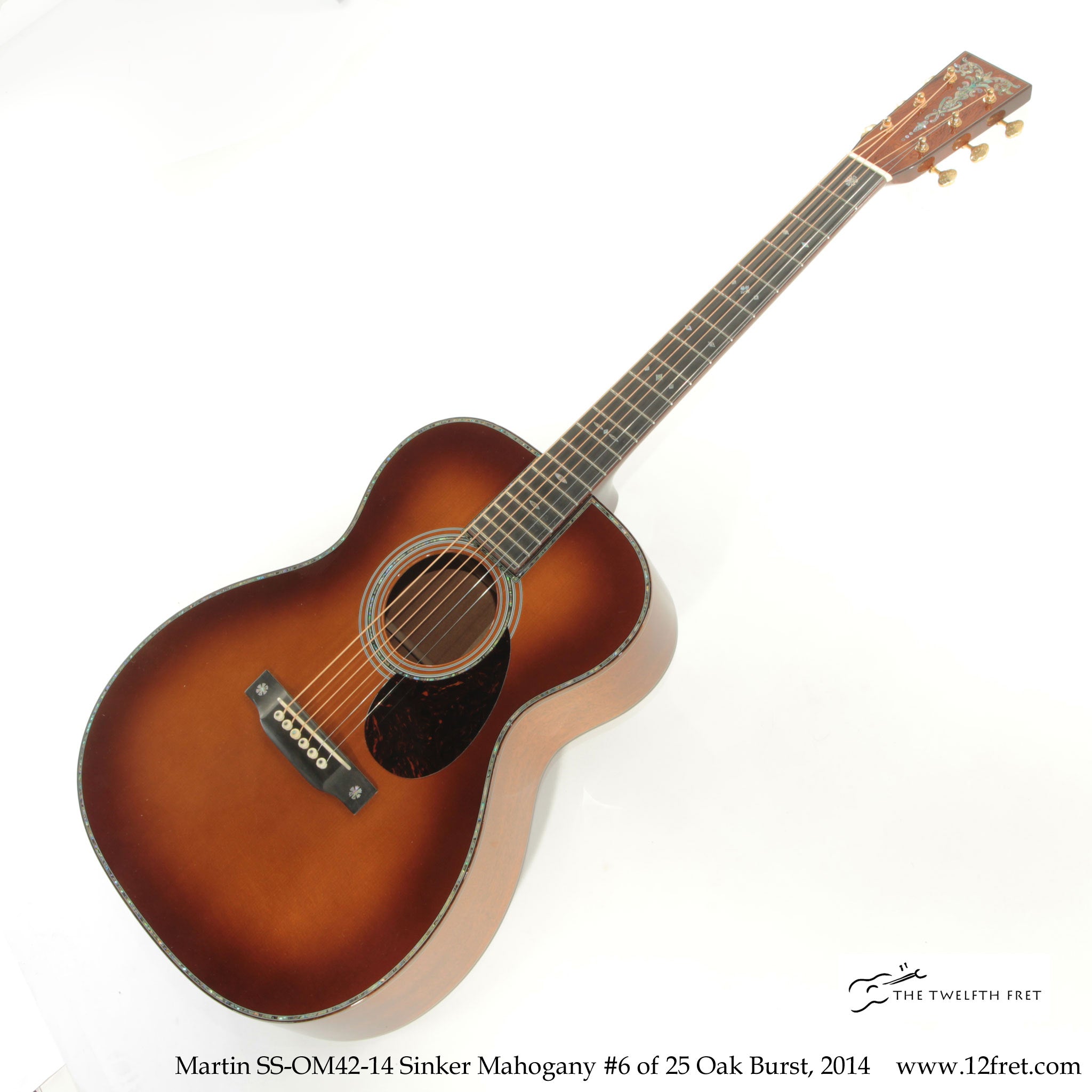 Martin SS-OM42-14 Sinker Mahogany #6 of 25 Oak Toner Burst, 2014 - The Twelfth Fret