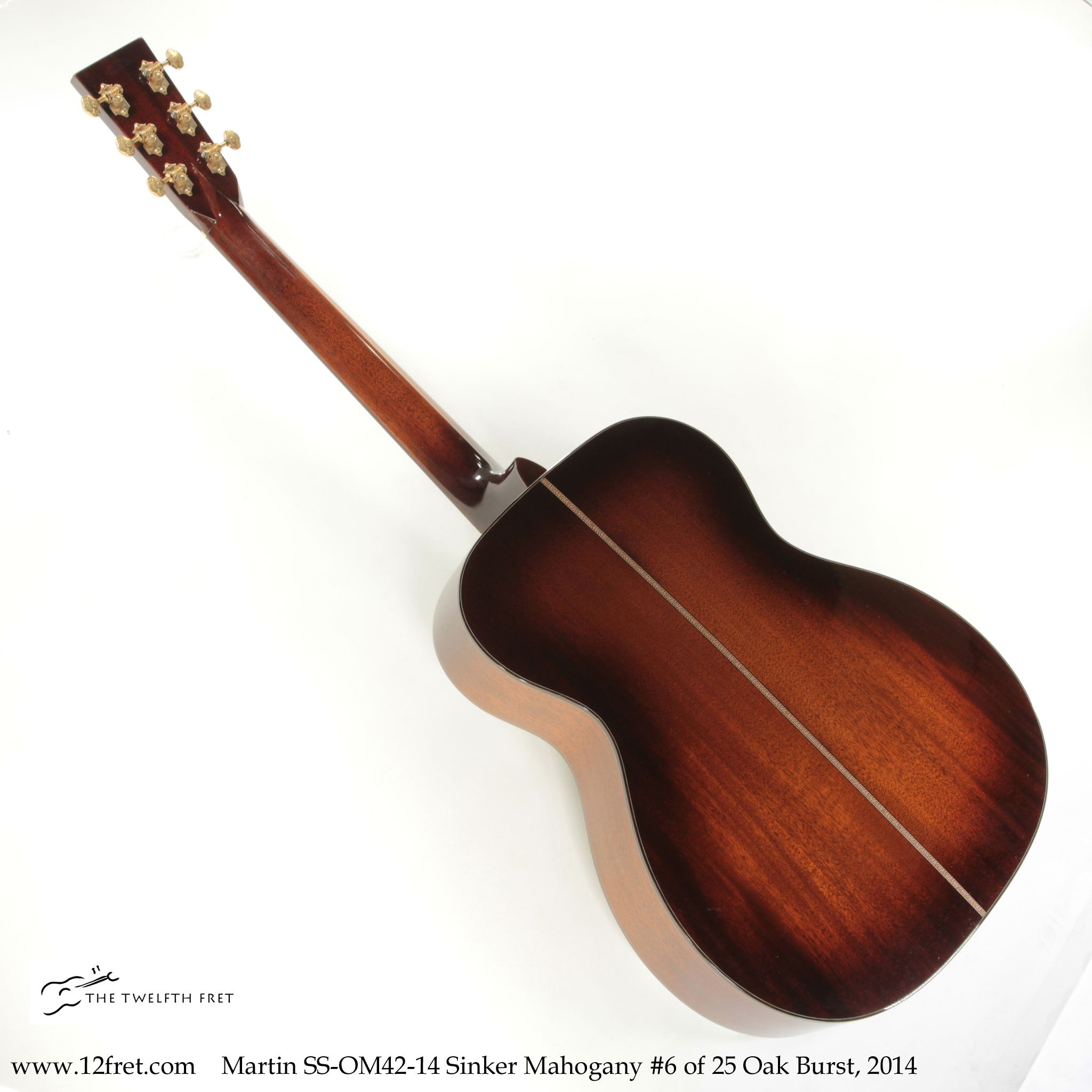 Martin SS-OM42-14 Sinker Mahogany #6 of 25 Oak Toner Burst, 2014 - The Twelfth Fret