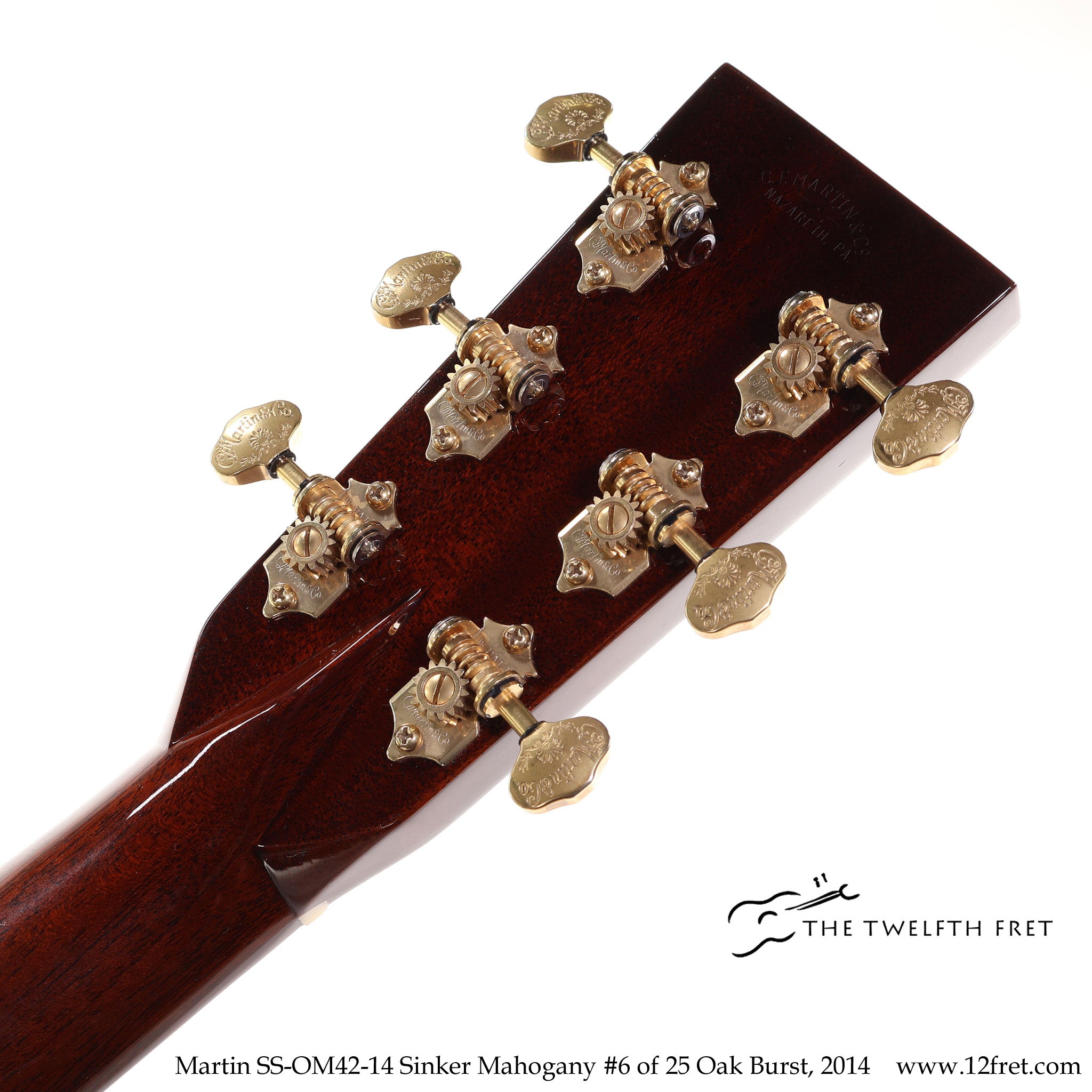 Martin SS-OM42-14 Sinker Mahogany #6 of 25 Oak Toner Burst, 2014 - The Twelfth Fret