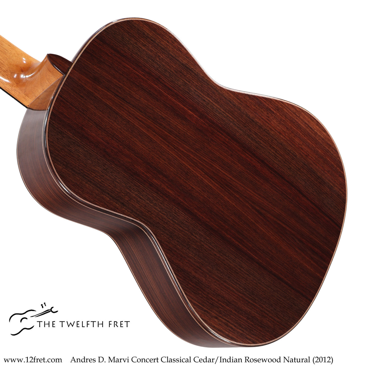 Andres D. Marvi Concert Classical Cedar/Indian Rosewood Natural (2012) - The Twelfth Fret