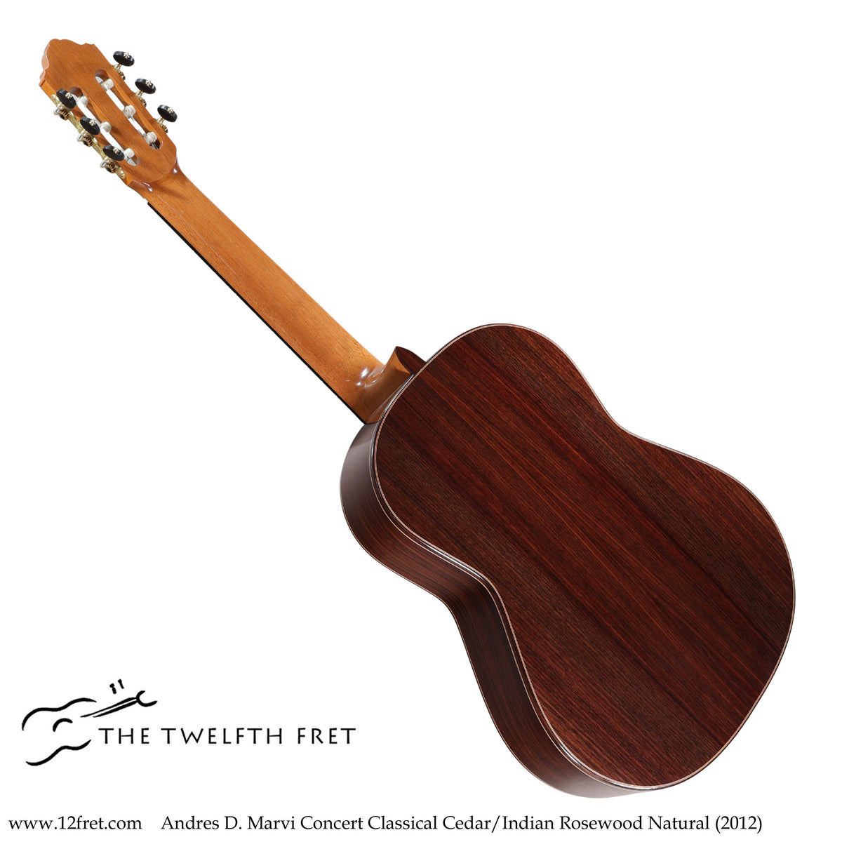 Andres D. Marvi Concert Classical Cedar/Indian Rosewood Natural (2012) - The Twelfth Fret