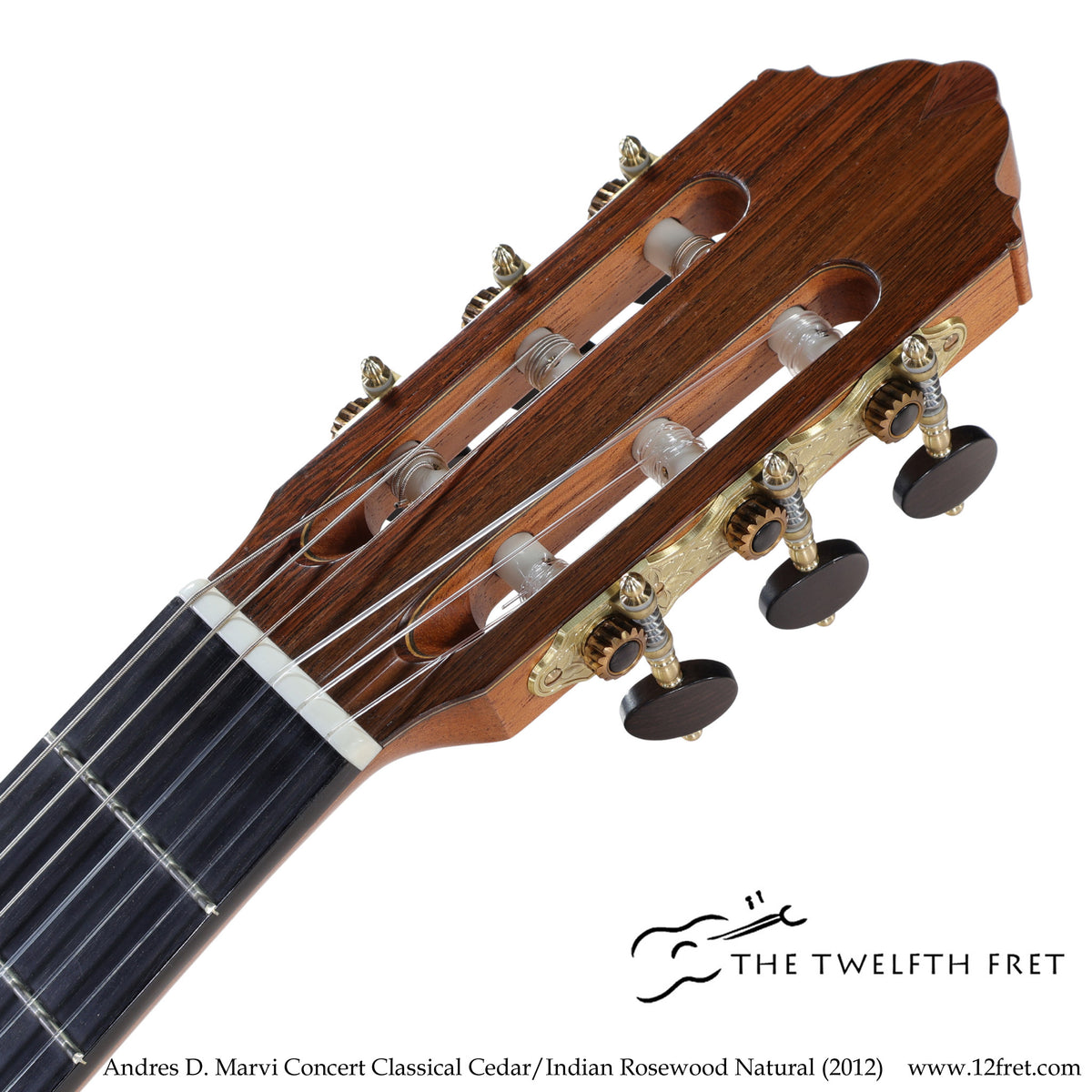 Andres D. Marvi Concert Classical Cedar/Indian Rosewood Natural (2012) - The Twelfth Fret