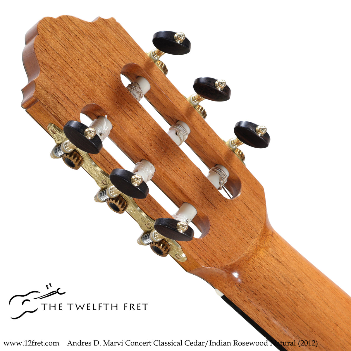 Andres D. Marvi Concert Classical Cedar/Indian Rosewood Natural (2012) - The Twelfth Fret
