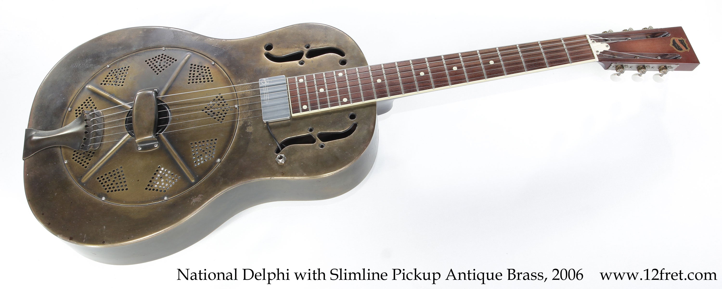 National Delphi with Slimline Pickup Antique Brass, 2006 - The Twelfth Fret