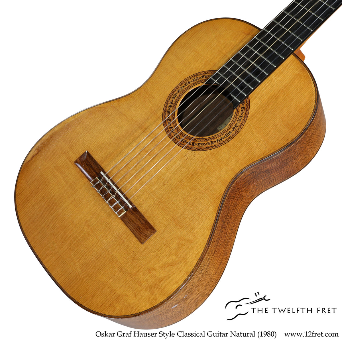 Oskar Graf Hauser Style Classical Guitar Natural (1980)  [USED]
