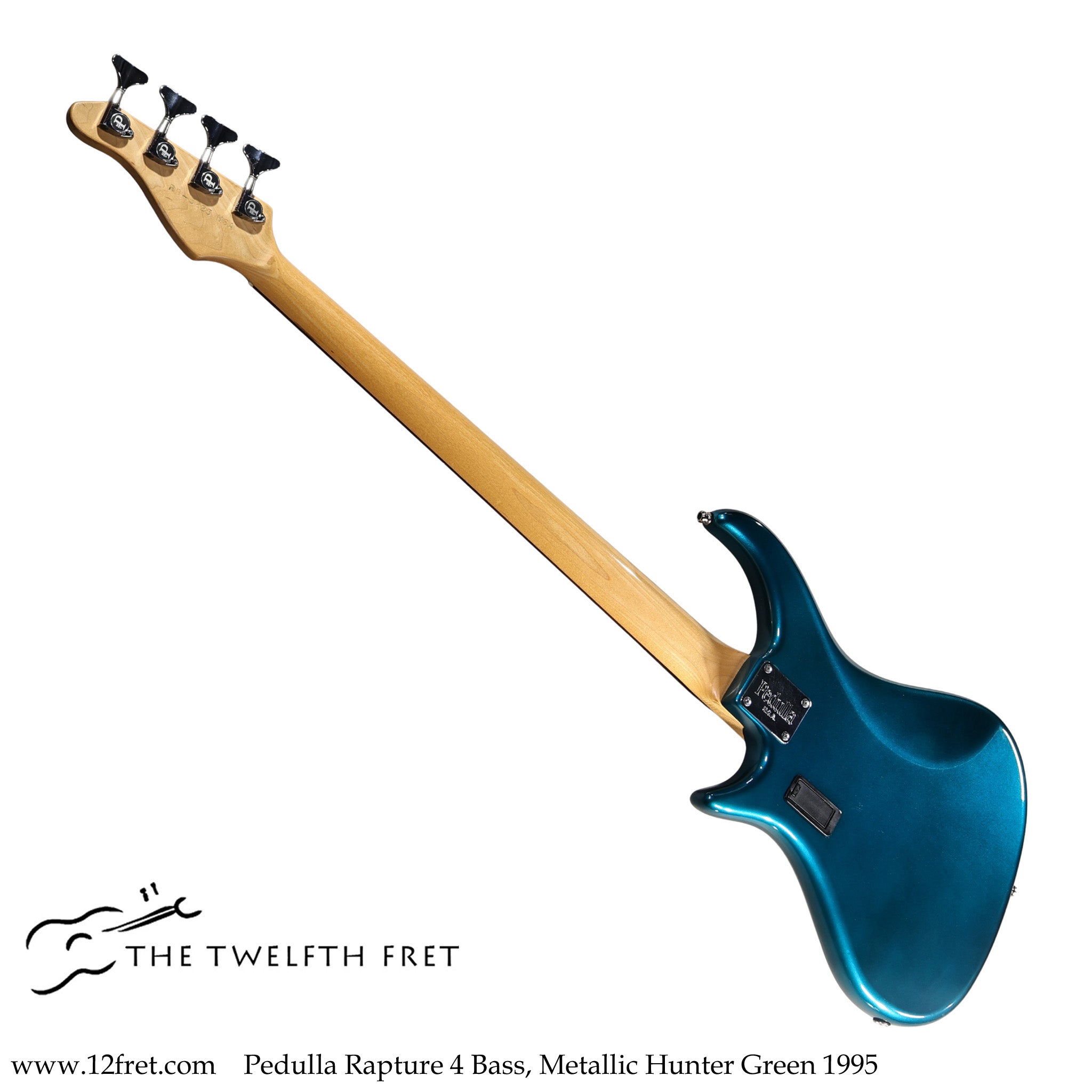 Pedulla Rapture 4 Bass, Metallic Hunter Green 1995 - The Twelfth Fret