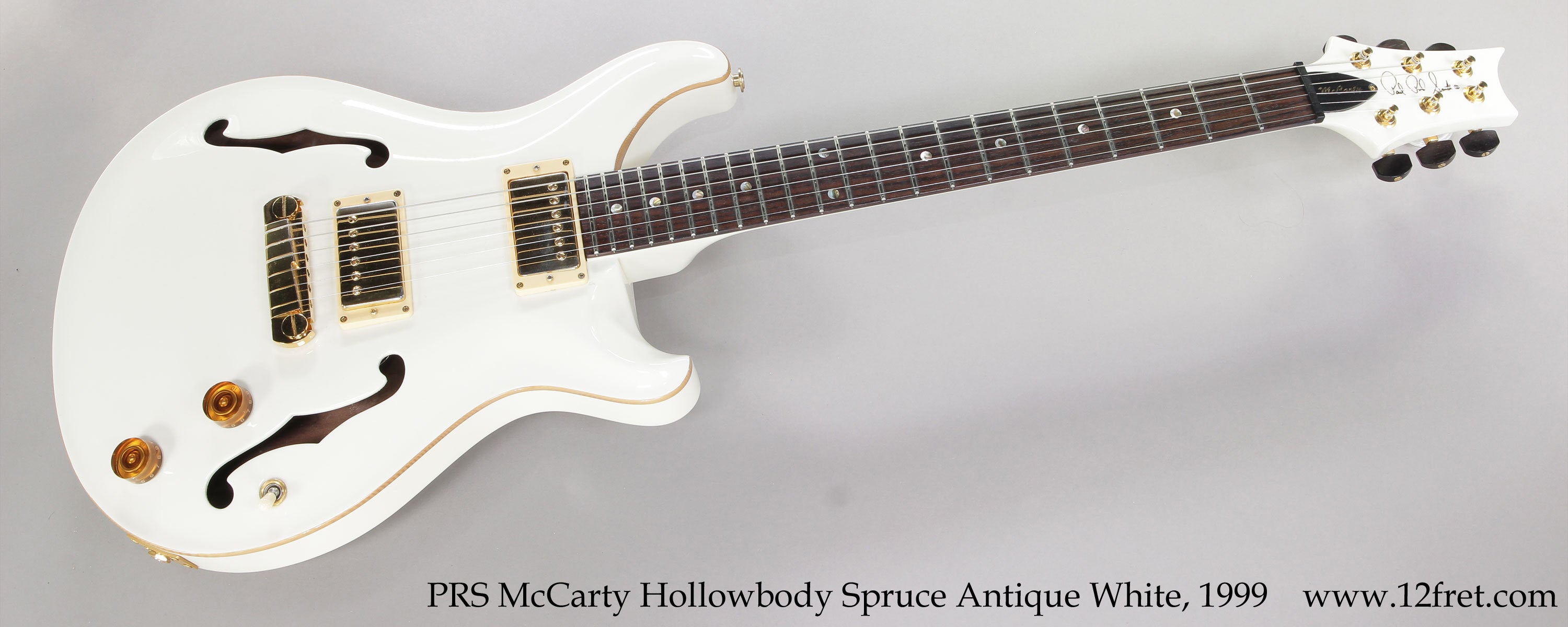 PRS McCarty Hollowbody Spruce Antique White, 1999  - The Twelfth Fret
