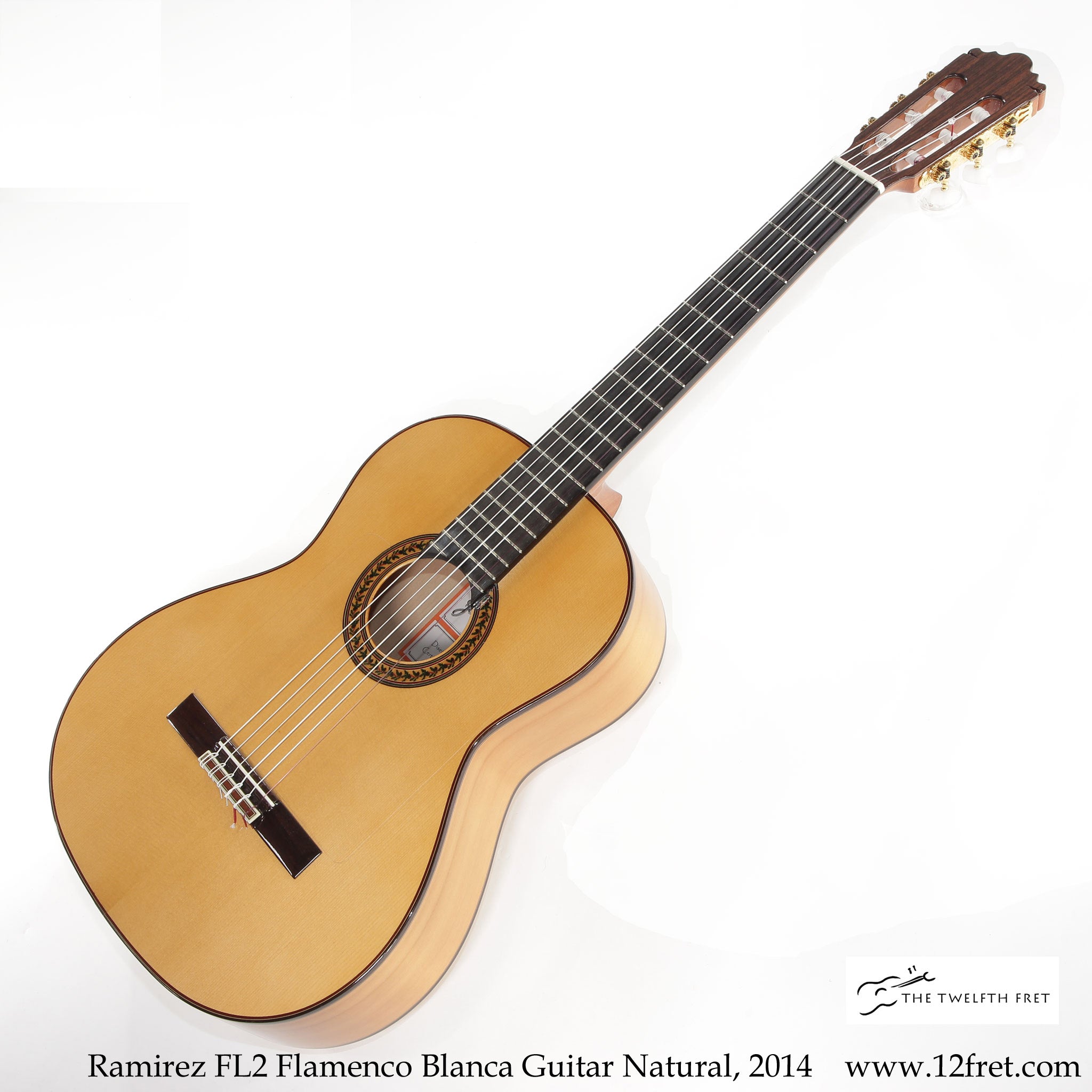 Ramirez FL2 Flamenco Blanca Guitar Natural, 2014 - The Twelfth Fret