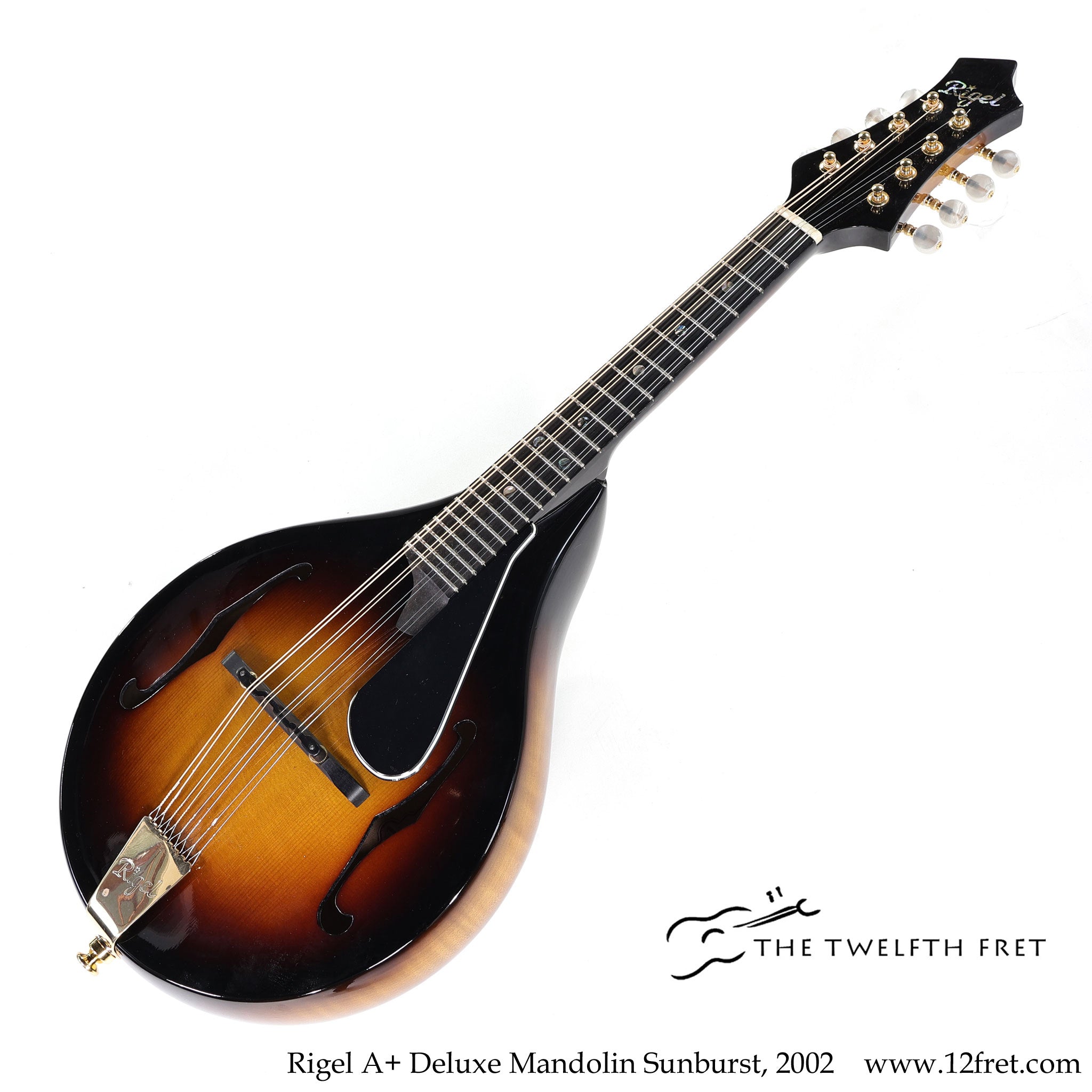 Rigel A+ Deluxe Mandolin Sunburst, 2002 - The Twelfth Fret