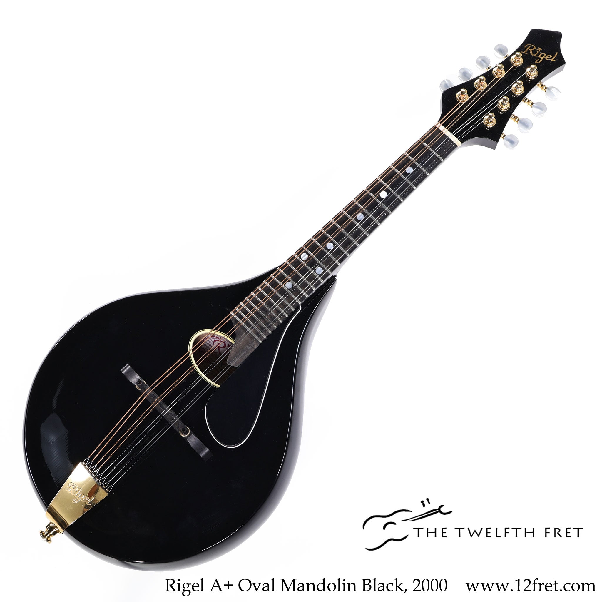 Rigel A+ Oval Mandolin Black, 2000 - The Twelfth Fret