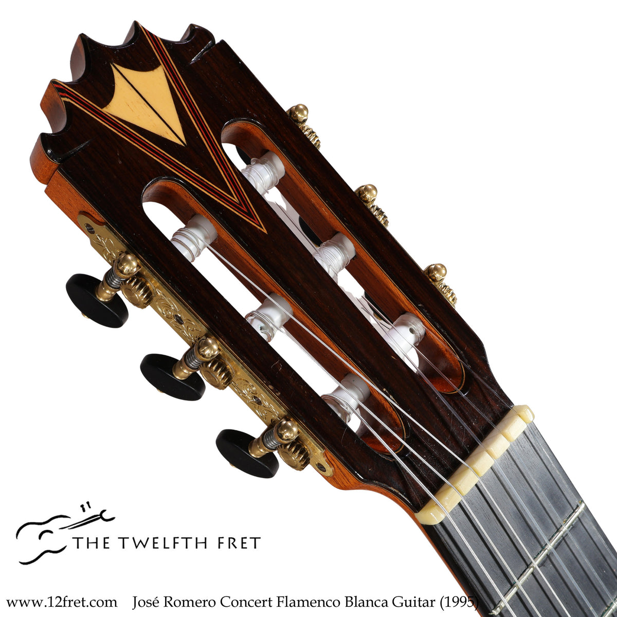 José Romero Concert Flamenco Blanca Guitar (1995) - The Twelfth Fret