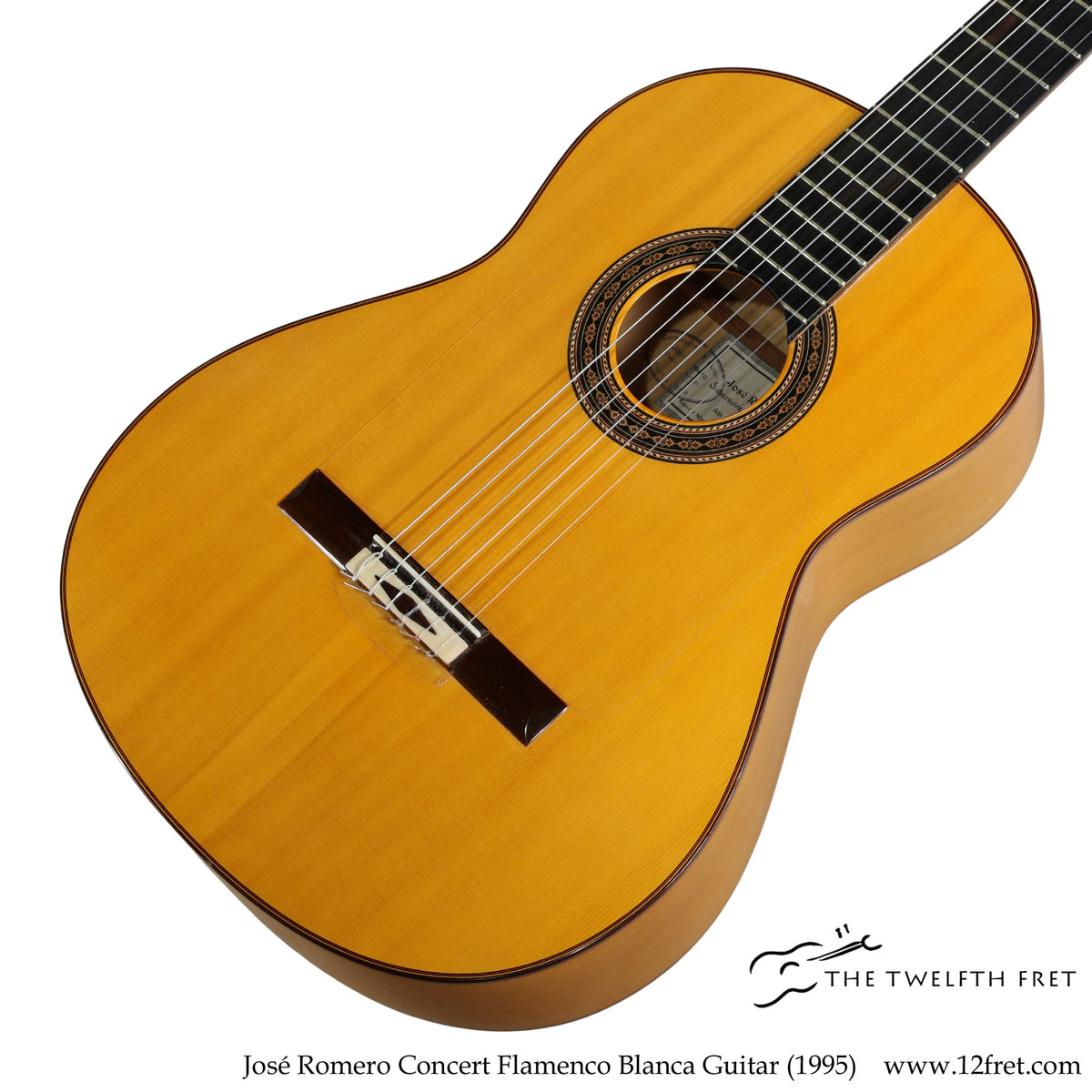 José Romero Concert Flamenco Blanca Guitar (1995) - The Twelfth Fret