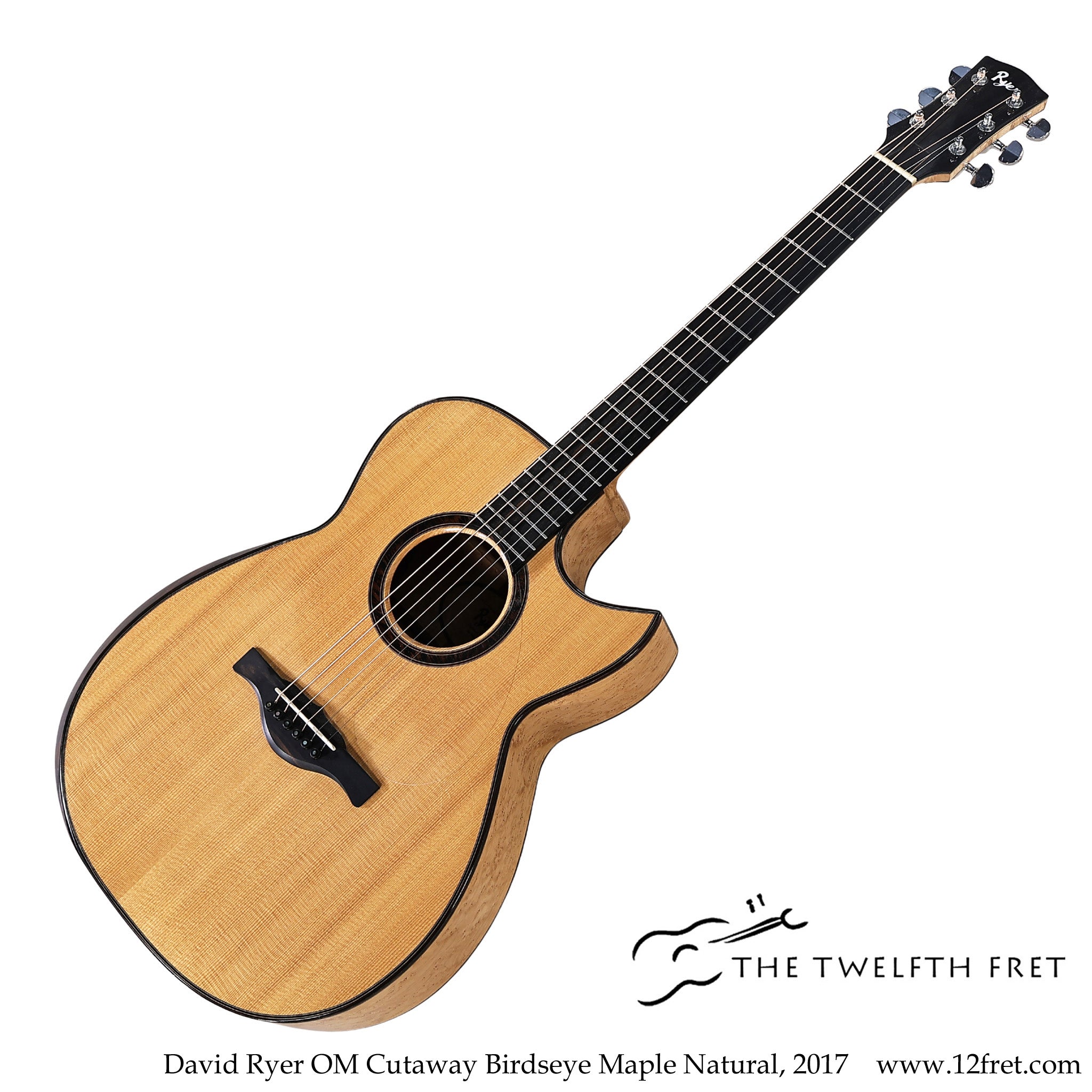 David Ryer OM Cutaway Birdseye Maple Natural, 2017 - The Twelfth Fret