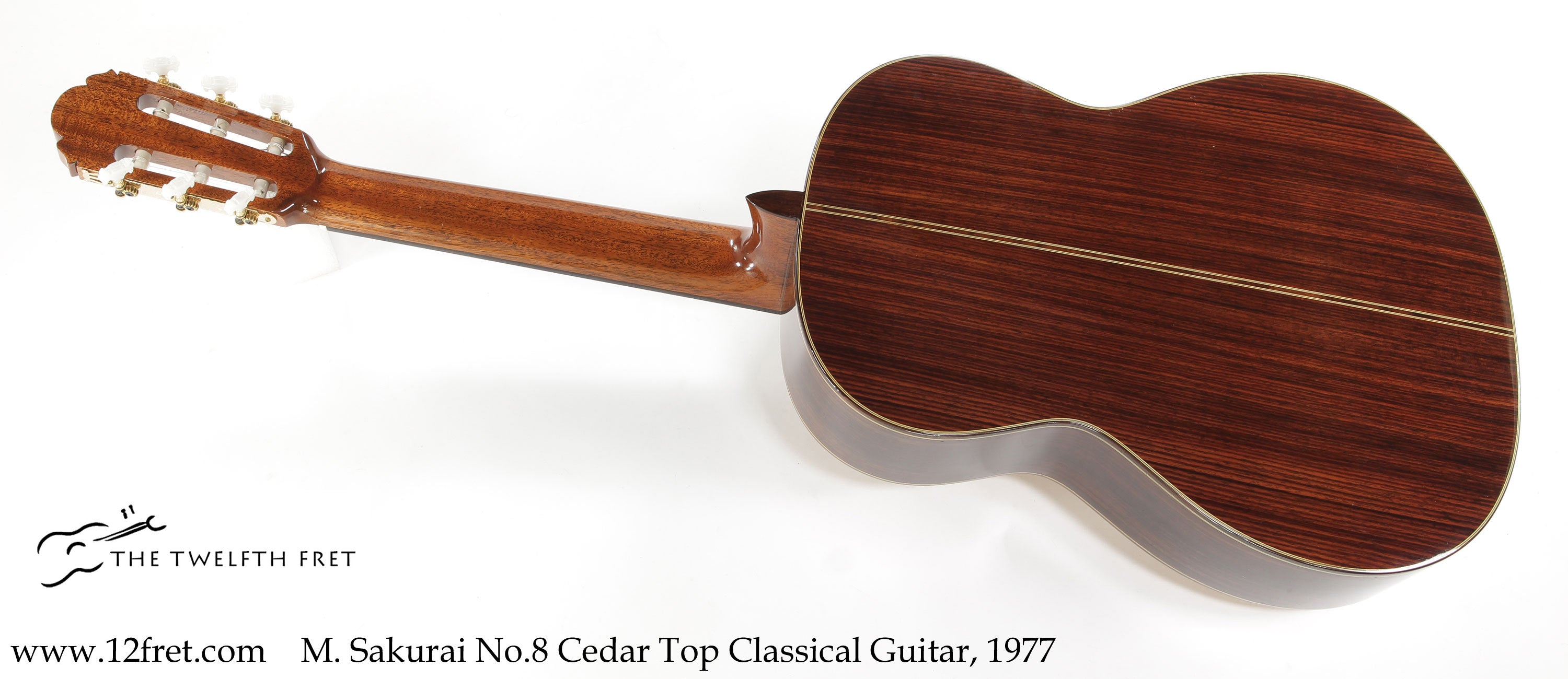 M. Sakurai No.8 Cedar Top Classical Guitar, 1977 - The Twelfth Fret