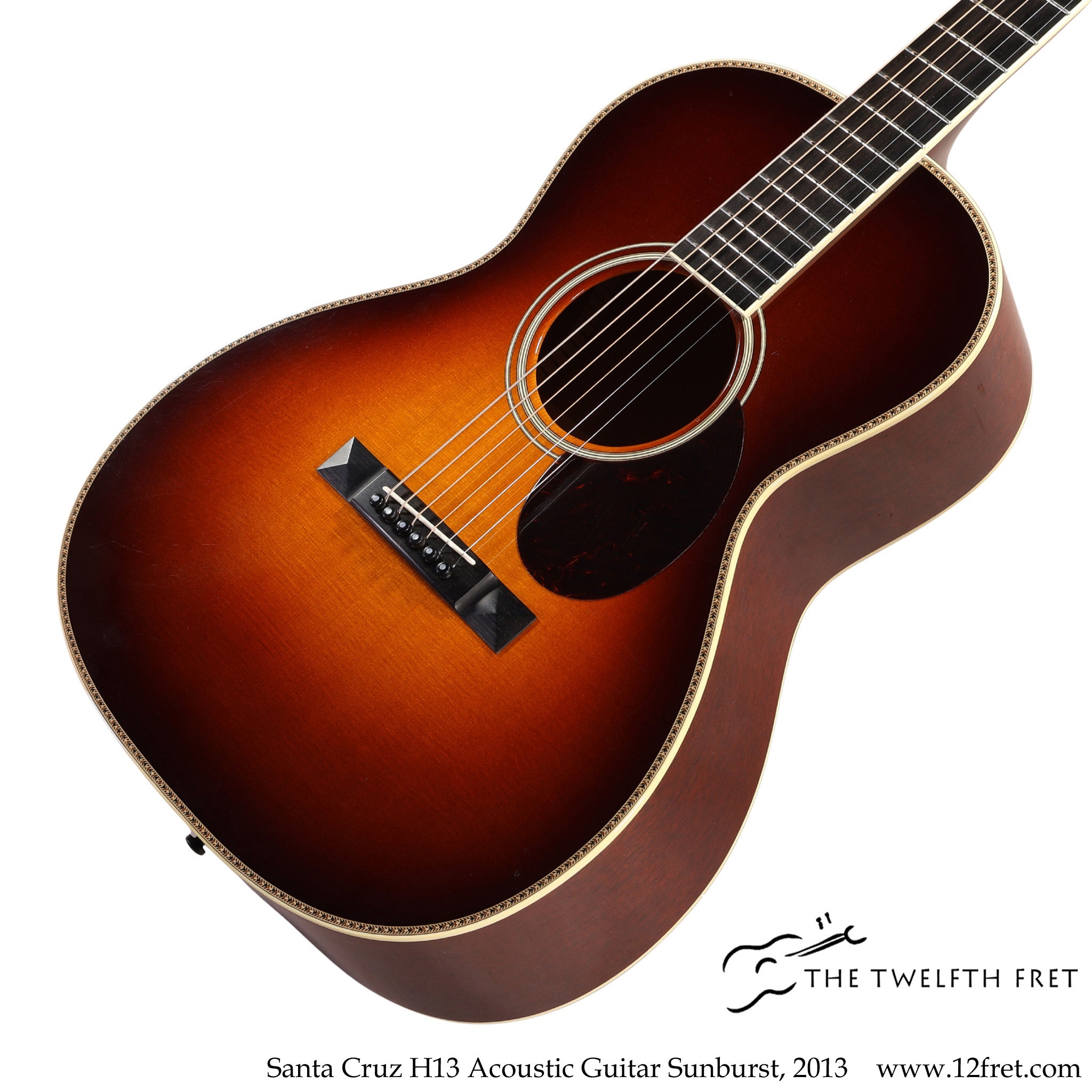 Santa Cruz H13 Acoustic Guitar Sunburst, 2013 - The Twelfth Fret