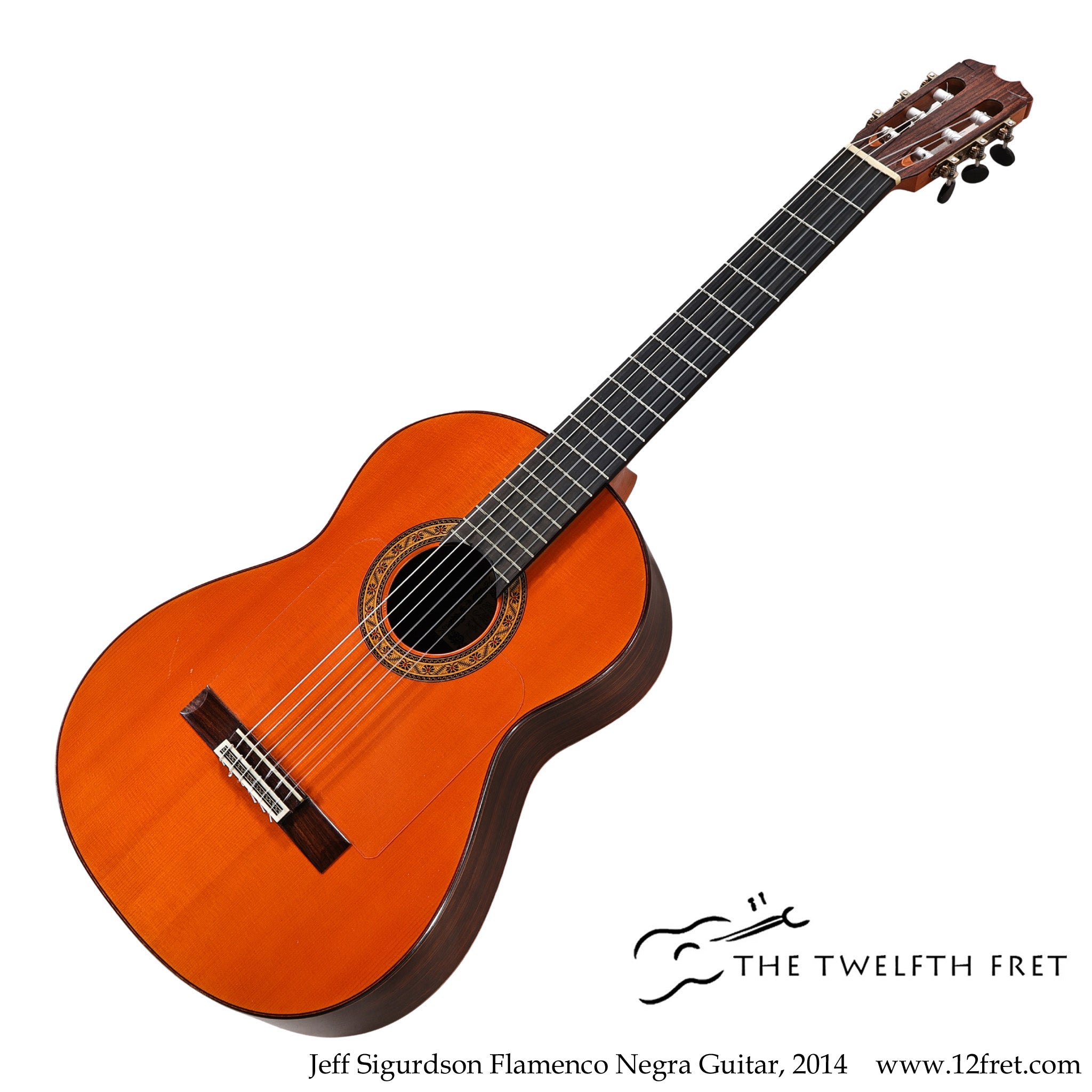 Jeff Sigurdson Flamenco Negra Guitar, 2014 - The Twelfth Fret