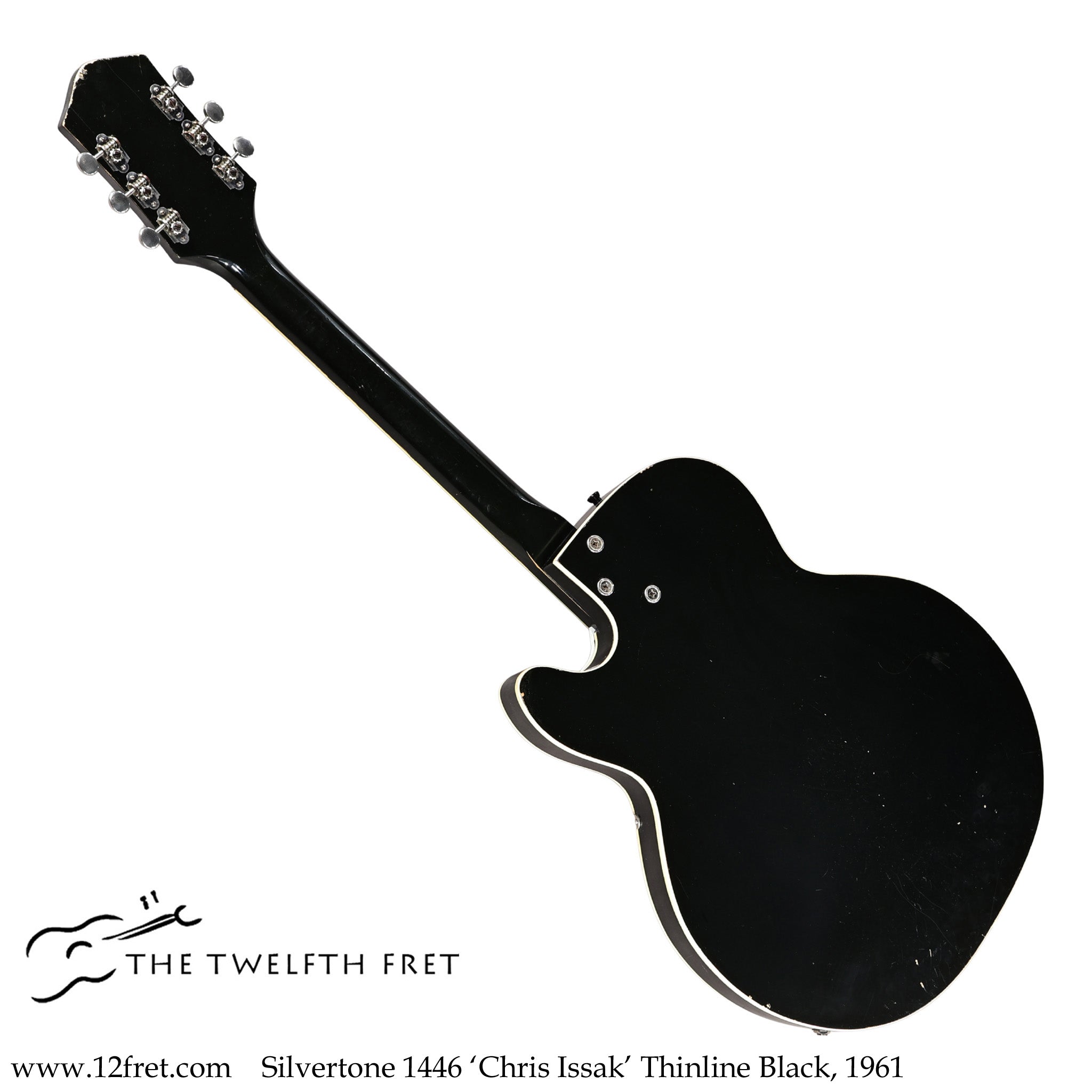 Silvertone 1446 'Chris Issak' Thinline Black, 1961 - The Twelfth Fret