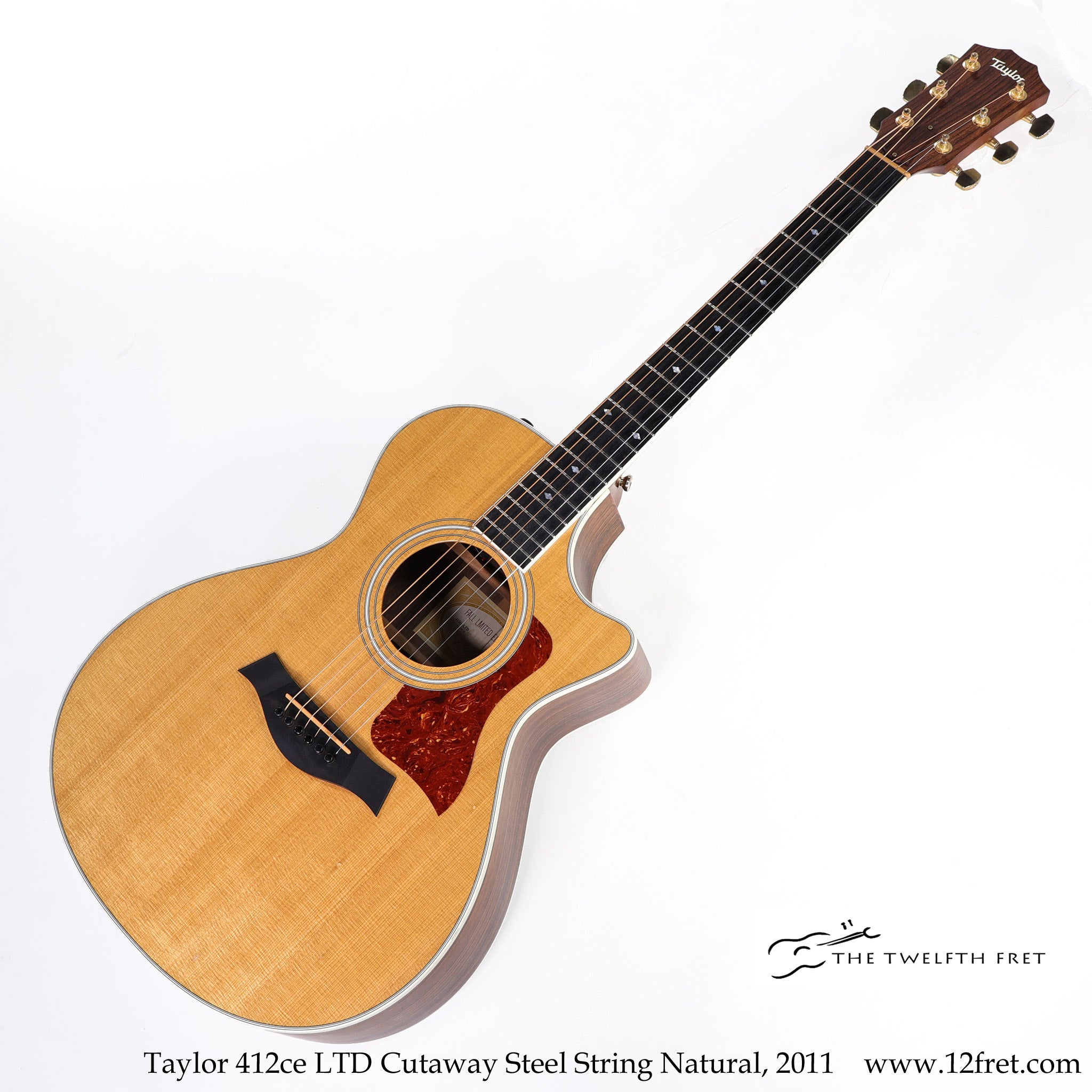 Taylor 412ce LTD Cutaway Steel String Natural, 2011 - The Twelfth Fret