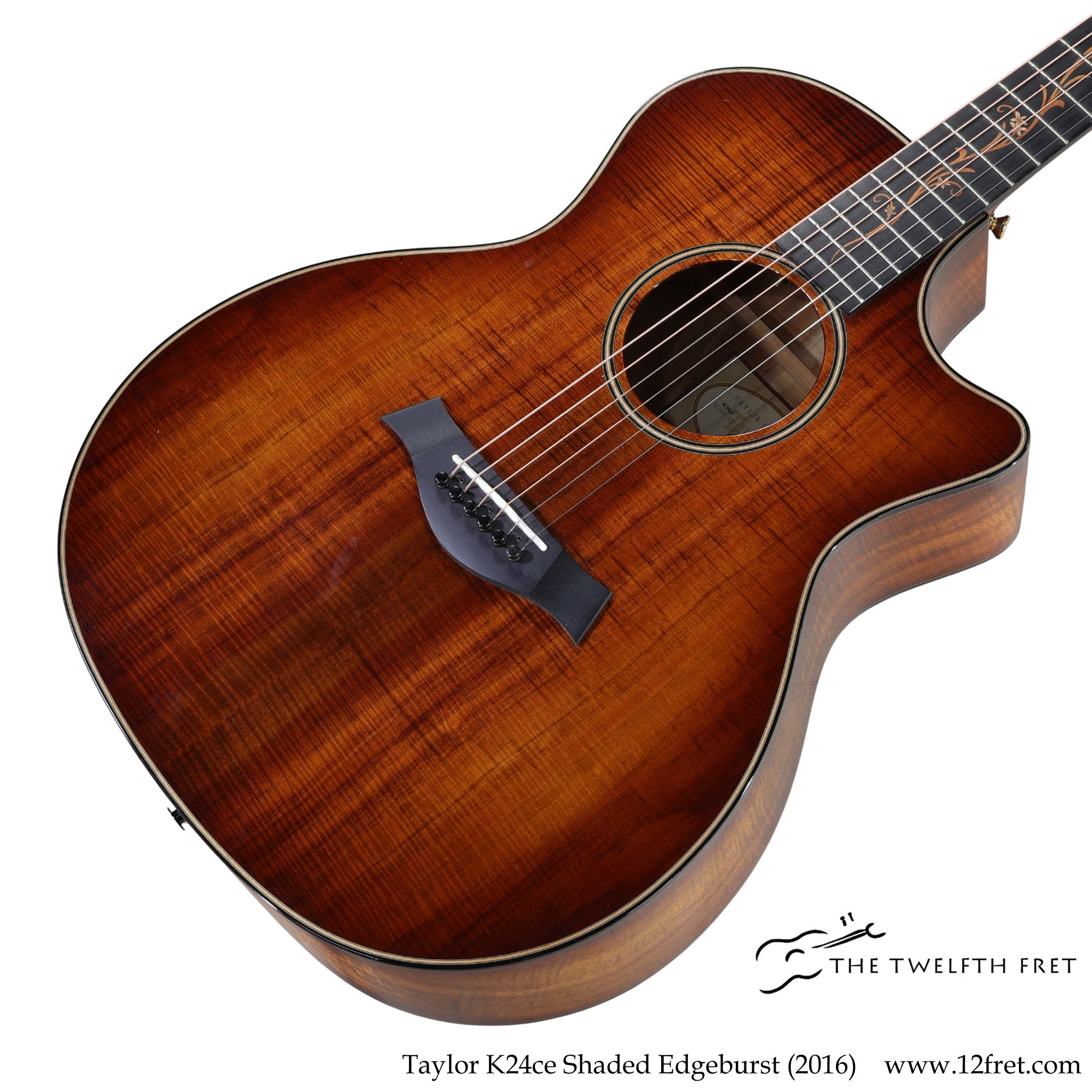 Taylor K24ce Shaded Edgeburst (2016)    www.12fret.com