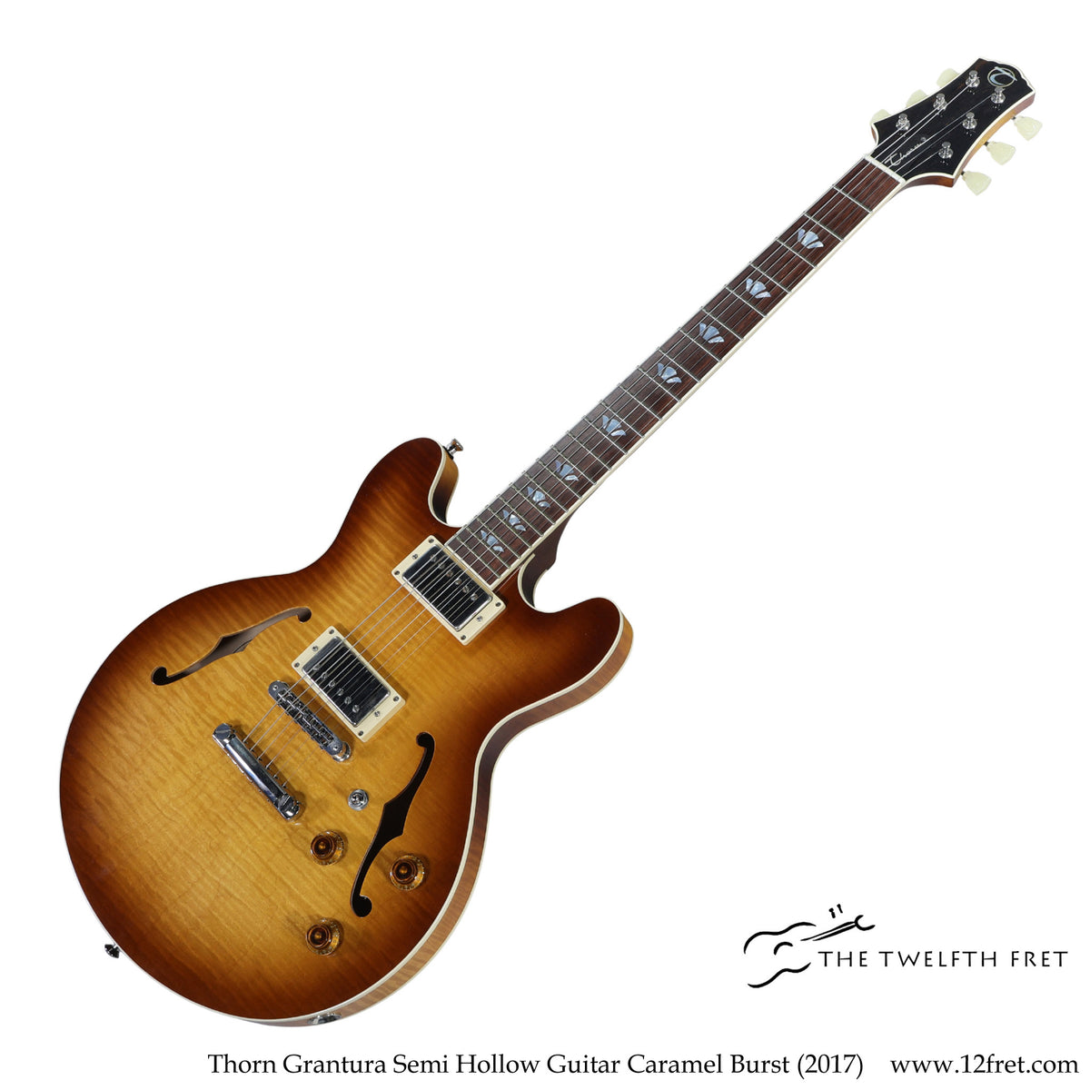 Thorn Grantura Semi Hollow Guitar Caramel Burst (2017) - The Twelfth Fret