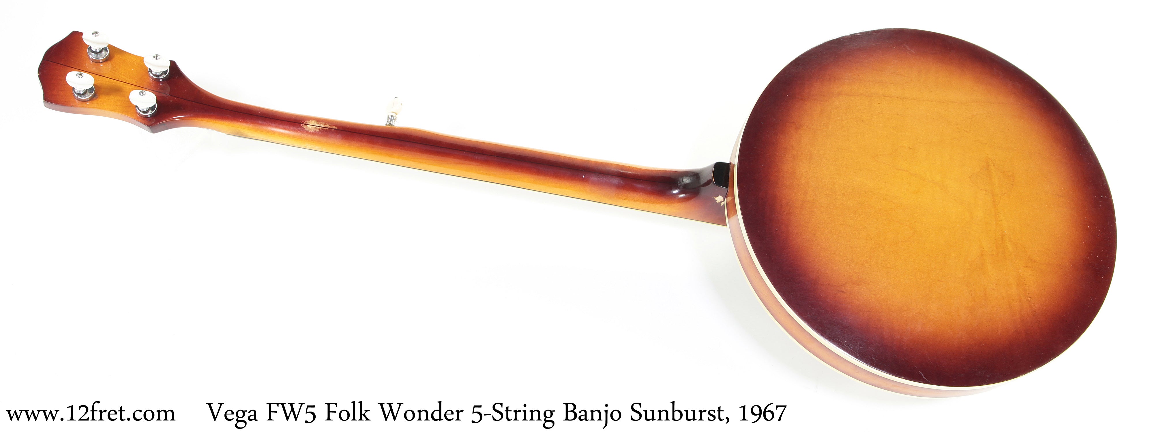 Vega FW5 Folk Wonder 5-String Banjo Sunburst, 1967 - The Twelfth Fret