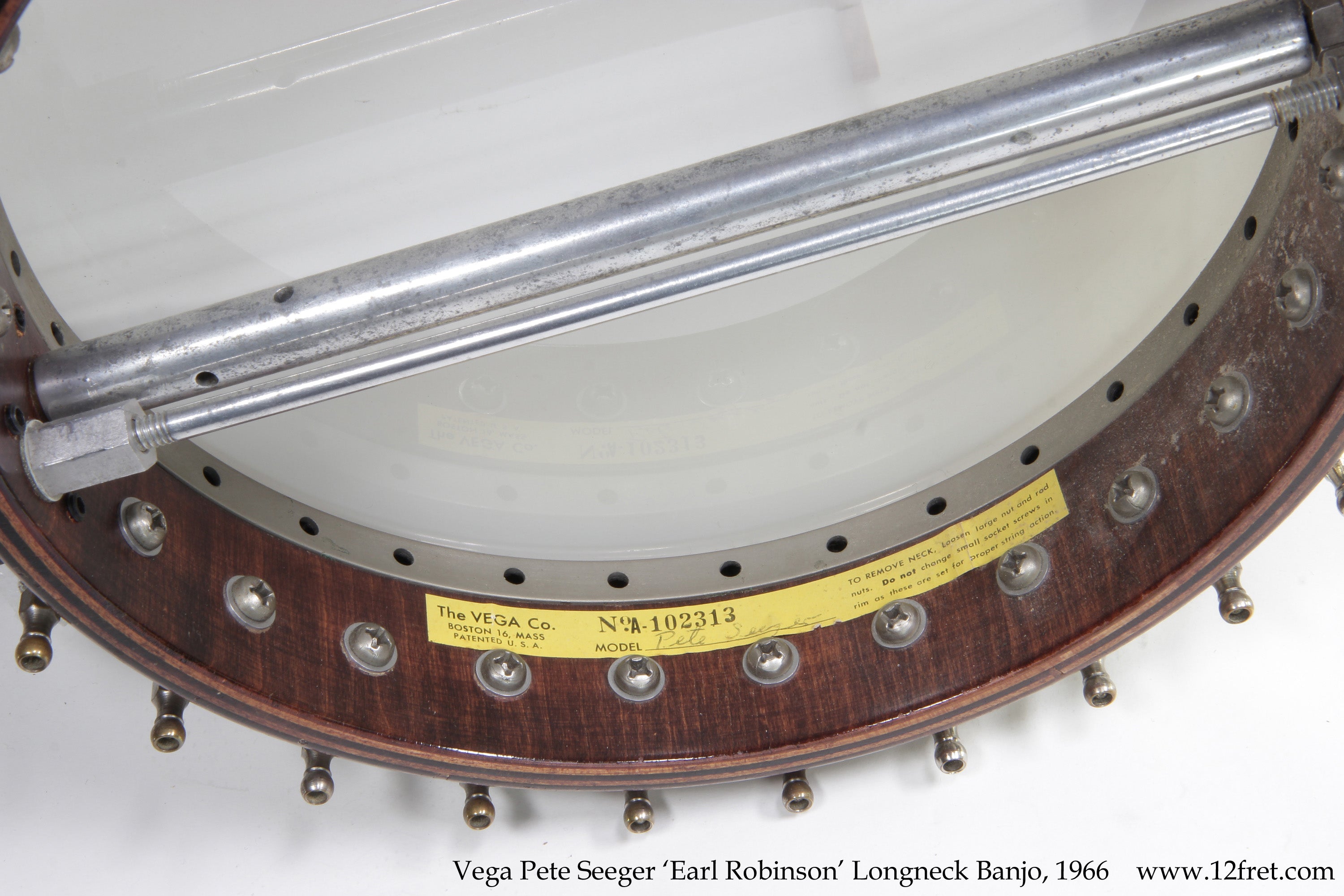 Vega Pete Seeger 'Earl Robinson' Longneck Banjo, 1966 - The Twelfth Fret