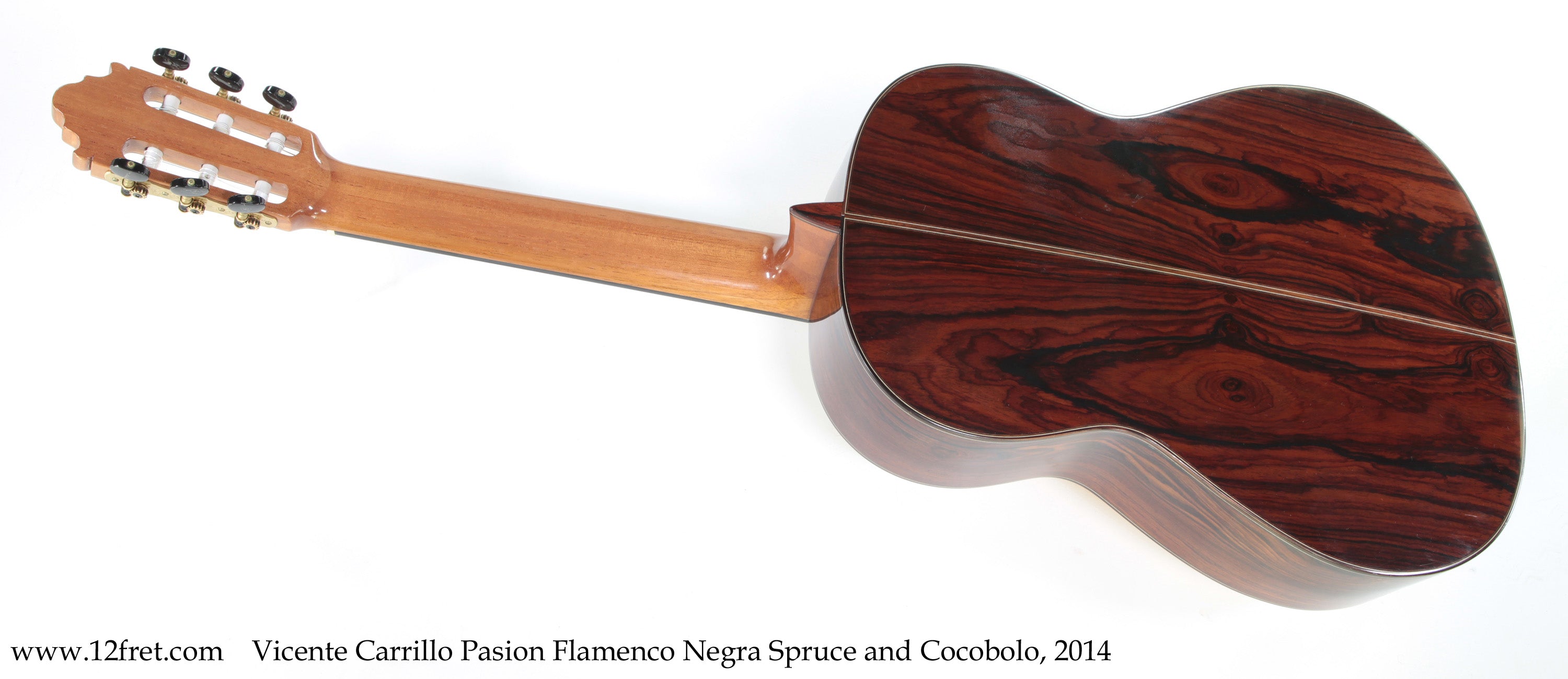 Vicente Carrillo Pasion Flamenco Negra Spruce and Cocobolo, 2014 - The Twelfth Fret