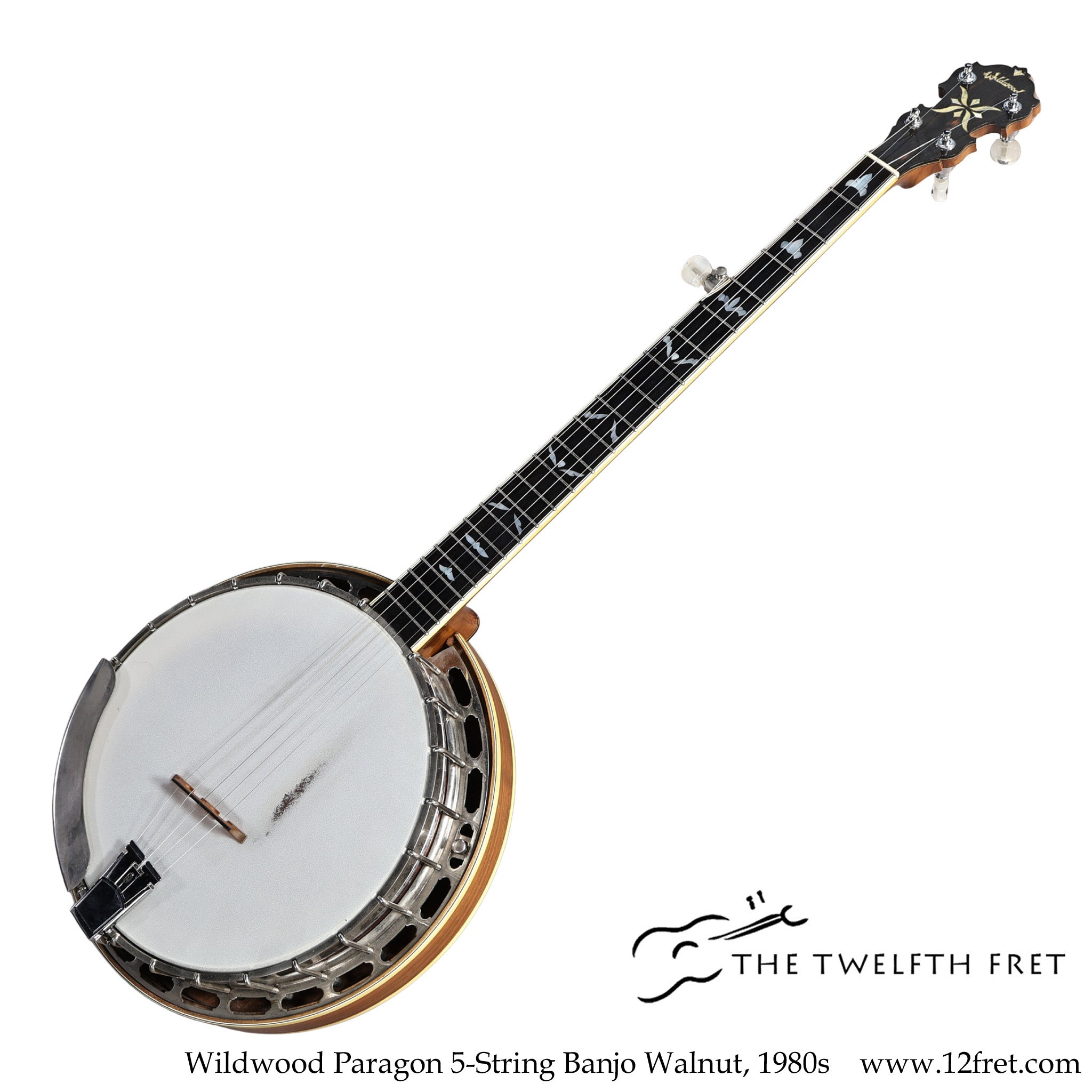 Wildwood Paragon 5-String Banjo Walnut, 1980s - The Twelfth Fret