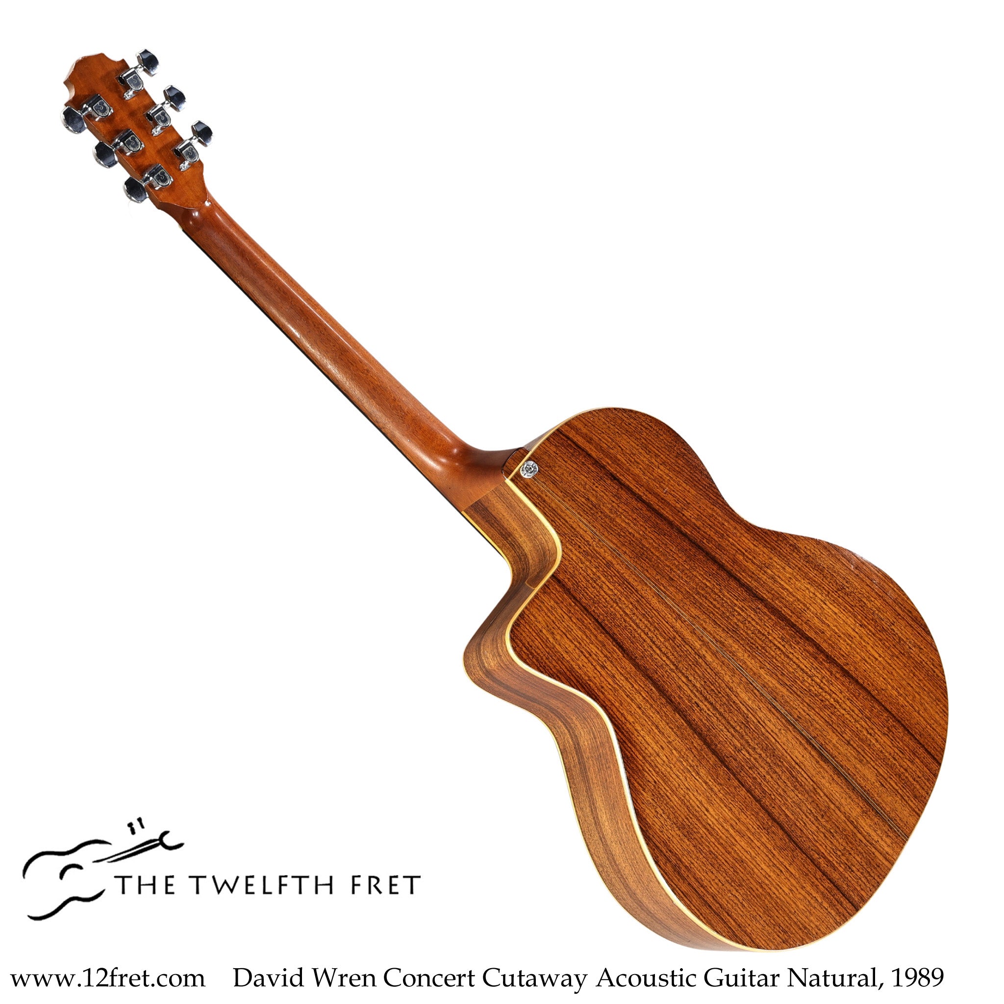 David Wren Concert Cutaway Acoustic Guitar Natural, 1989 - The Twelfth Fret