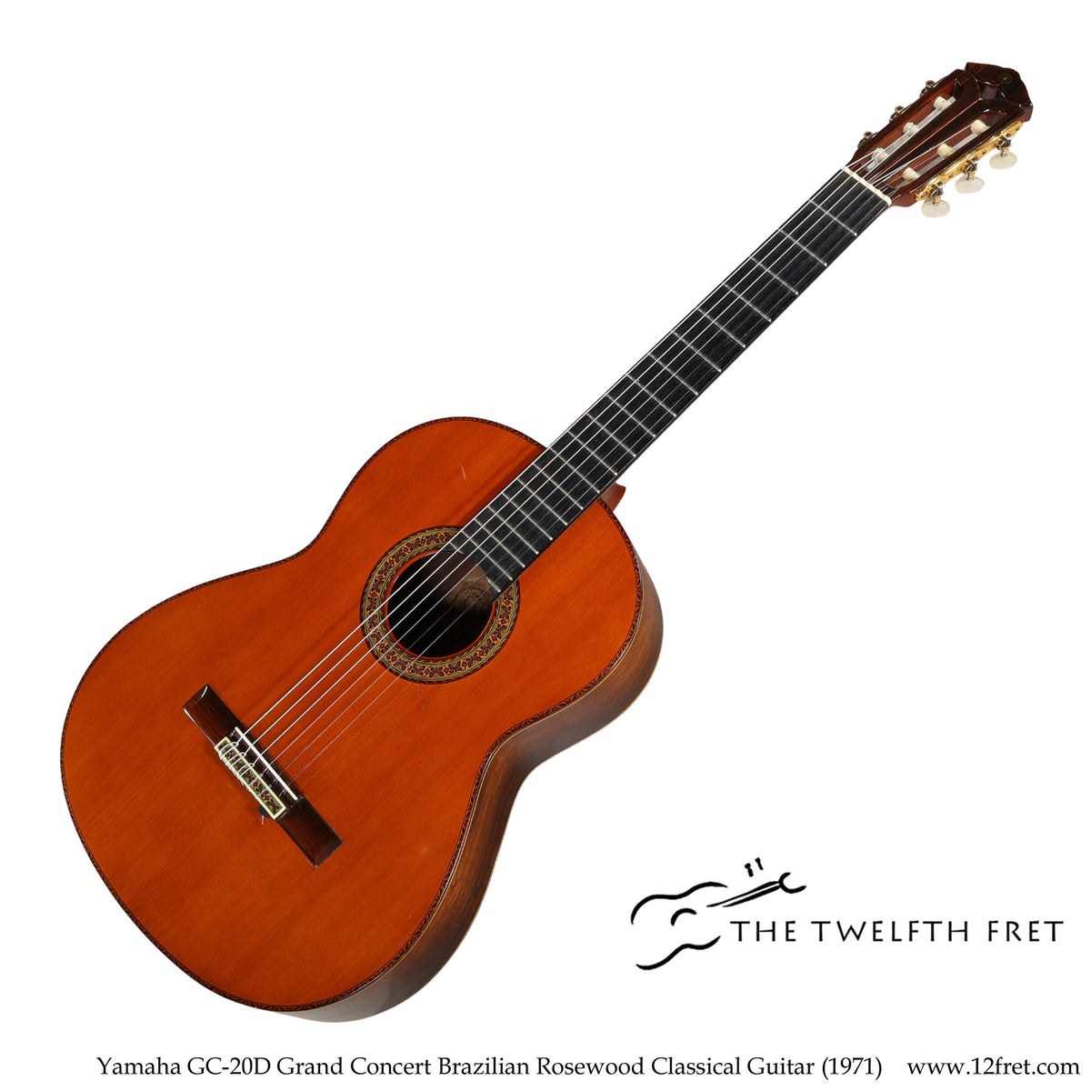 Yamaha GC-20D Grand Concert Brazilian Rosewood Classical Guitar (1971) - The Twelfth Fret