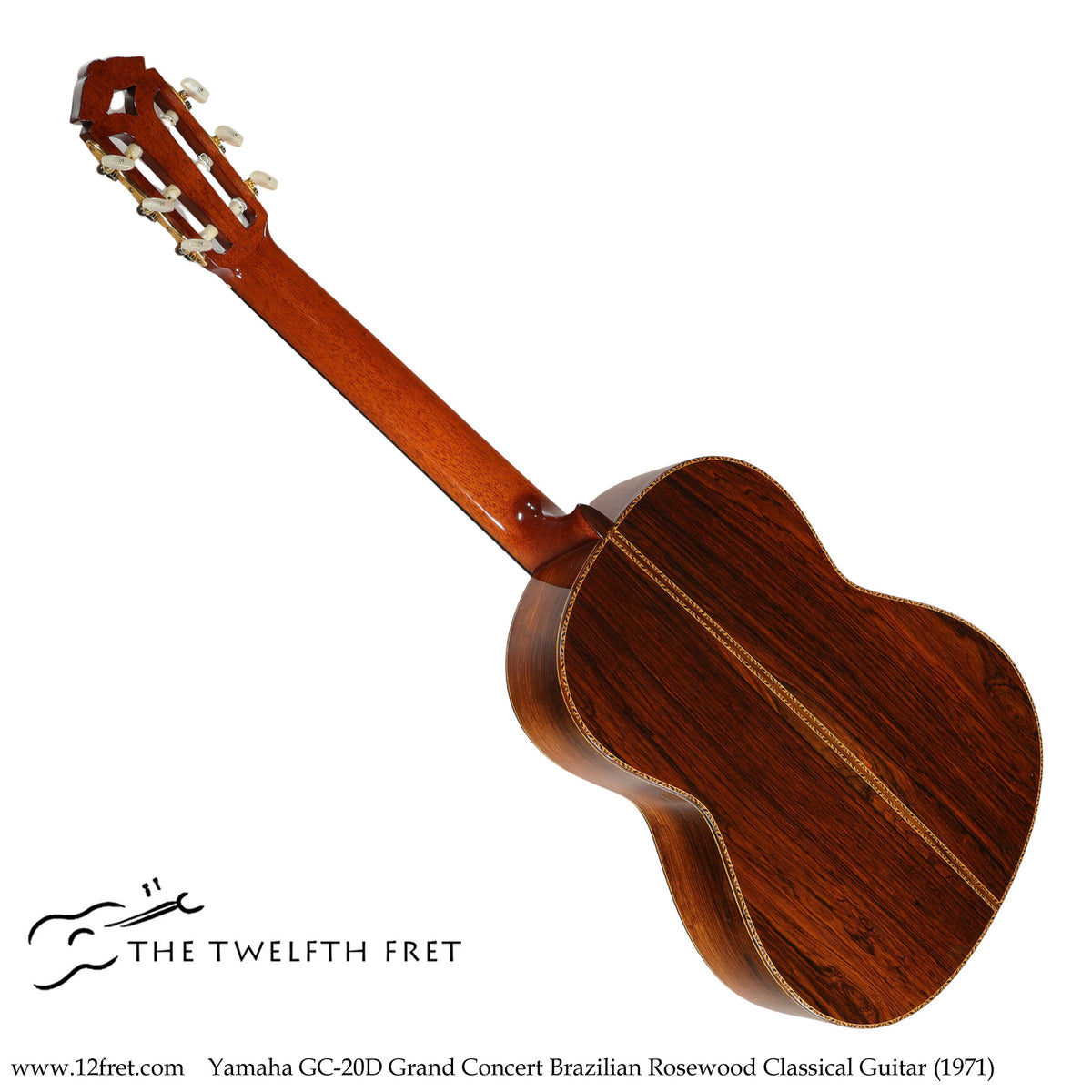 Yamaha GC-20D Grand Concert Brazilian Rosewood Classical Guitar (1971) - The Twelfth Fret