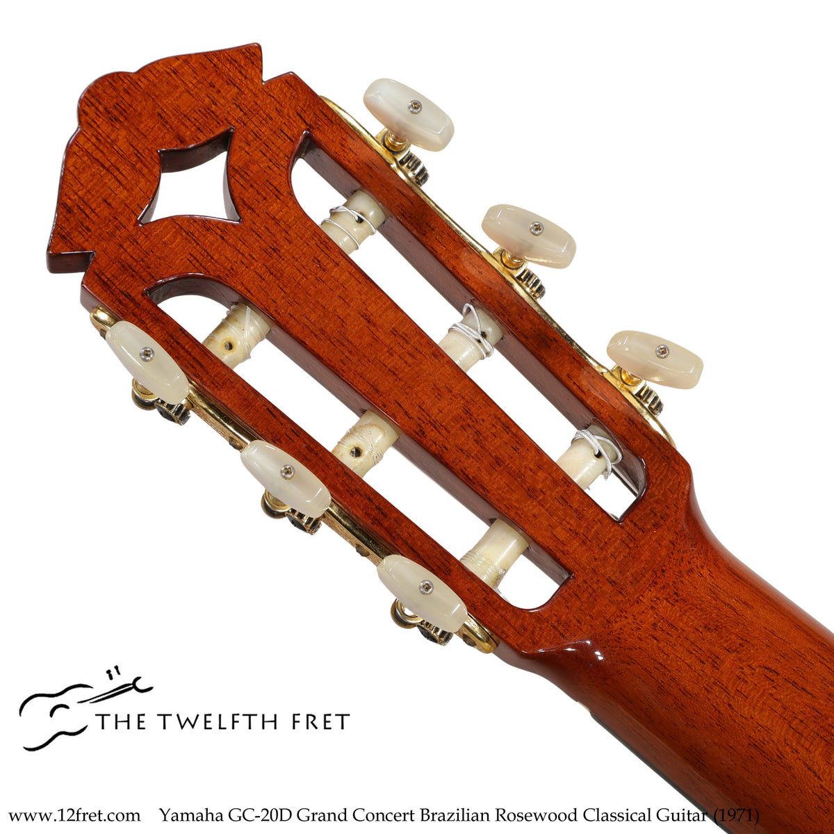 Yamaha GC-20D Grand Concert Brazilian Rosewood Classical Guitar (1971) - The Twelfth Fret