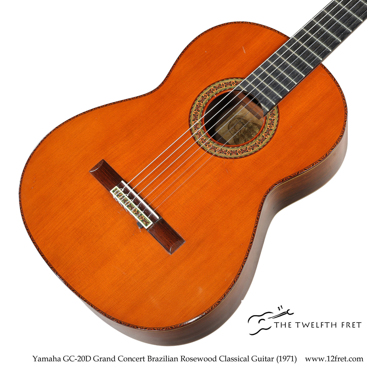 Yamaha GC-20D Grand Concert Brazilian Rosewood Classical Guitar (1971) - The Twelfth Fret