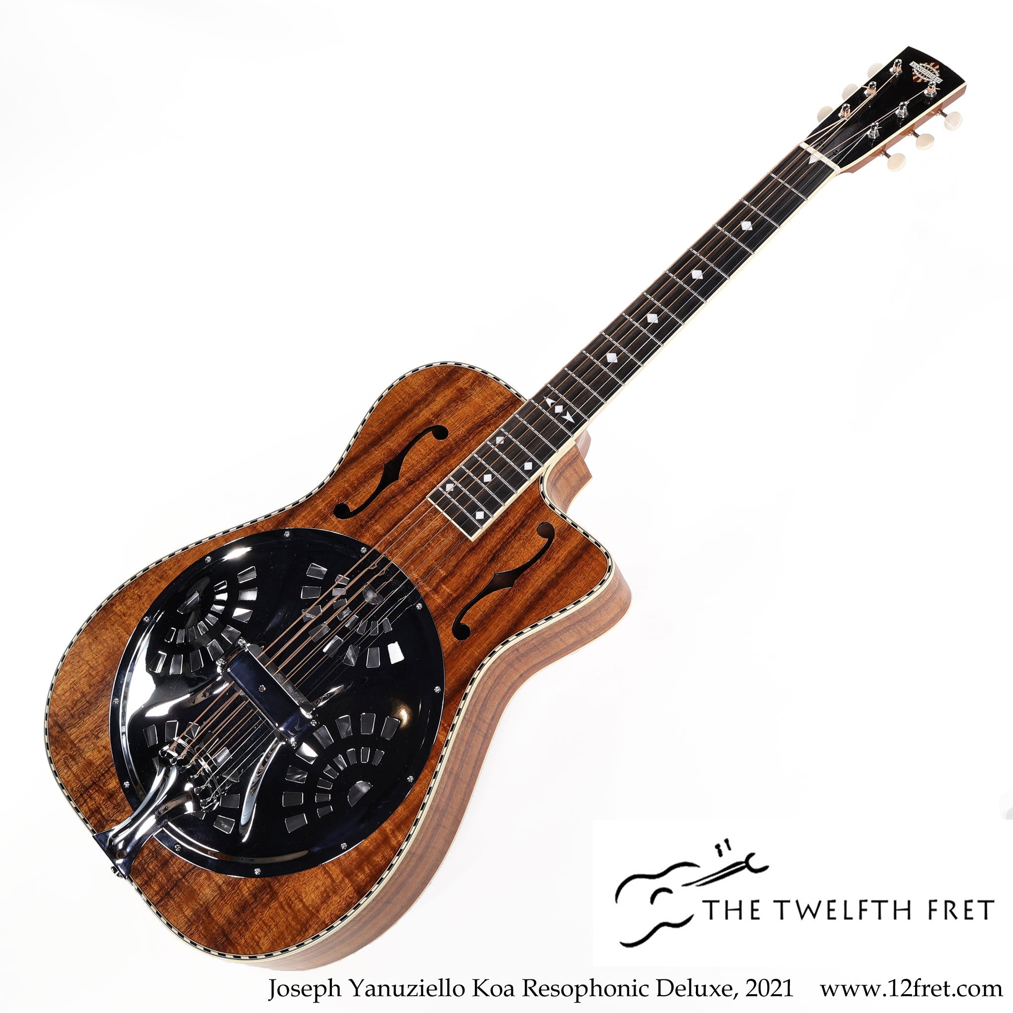 Joseph Yanuziello Koa Resophonic Deluxe, 2021 - The Twelfth Fret