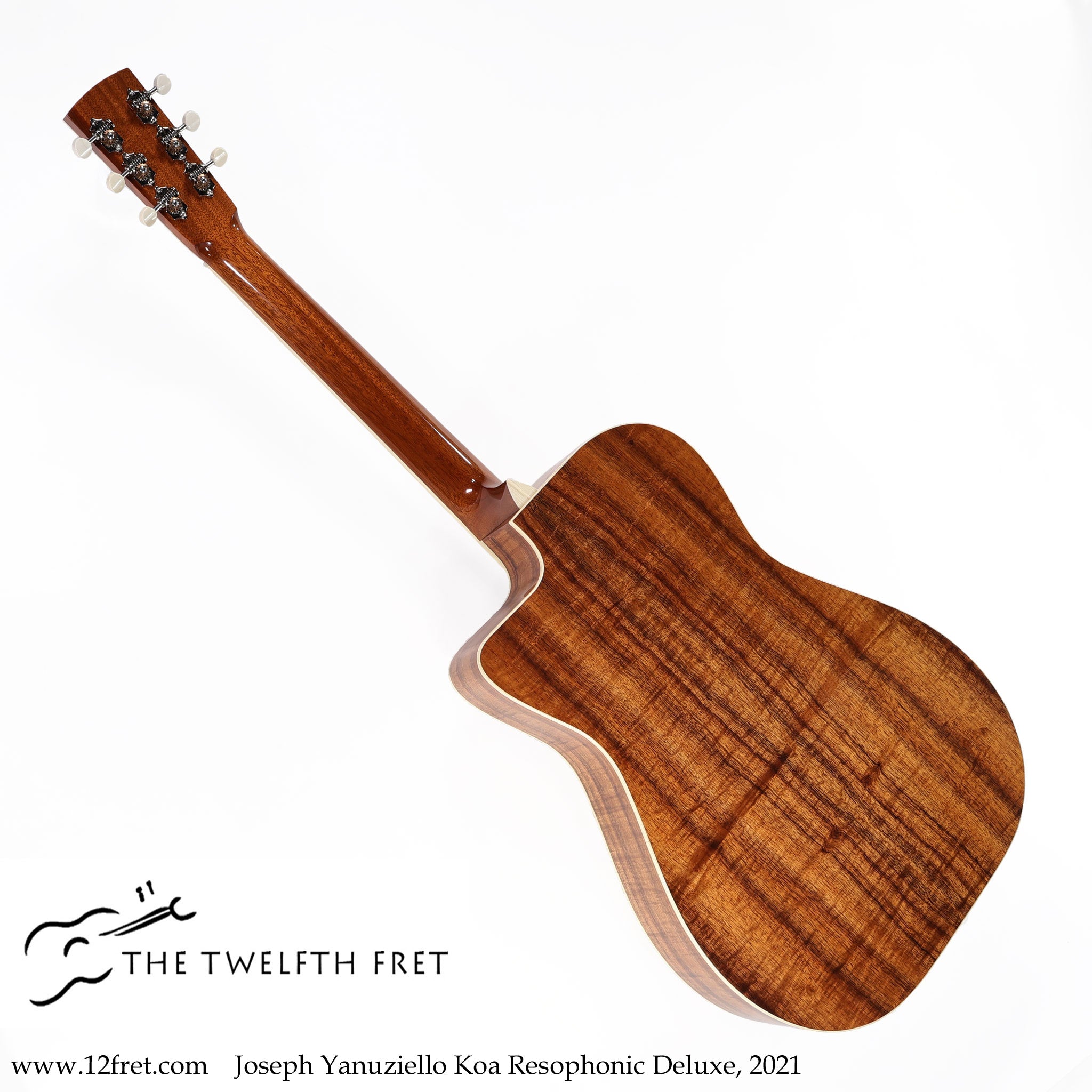 Joseph Yanuziello Koa Resophonic Deluxe, 2021 - The Twelfth Fret