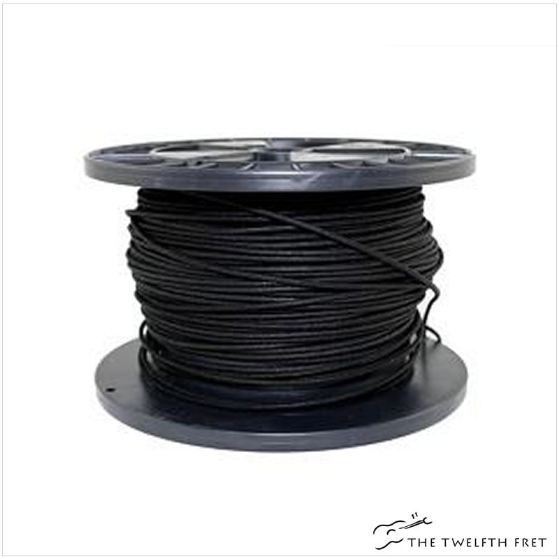 Allparts Bulk Roll of White Cloth Wire BLACK - The Twelfth Fret