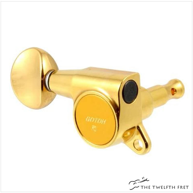 Allparts Gotoh Mini 6 In Line Tuners (GOLD)  - The Twelfth Fret