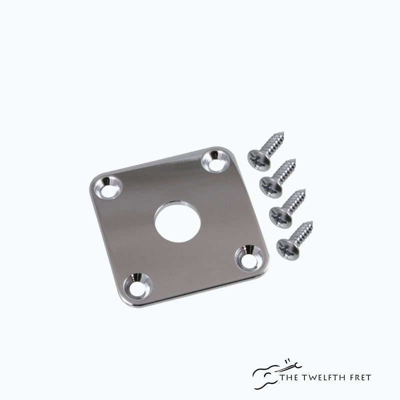 Jackplate for Les Paul (NICKEL) - The Twelfth Fret