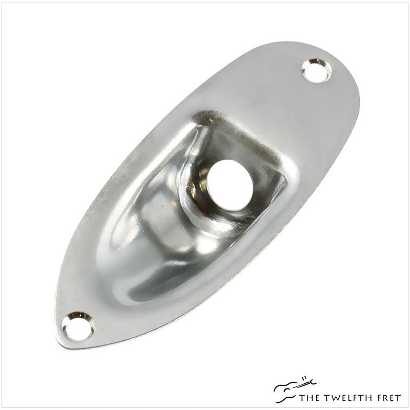 Allparts Jackplate for Stratocaster (NICKEL) - The Twelfth Fret