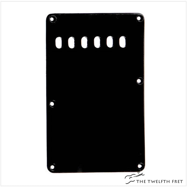Allparts Spring Cover Backplate (BLACK) - The Twelfth Fret