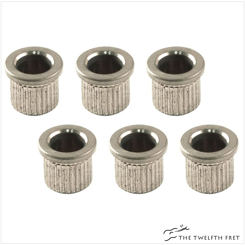 Allparts String Ferrules for Guitar and Bass - Nickel - The Twelfth Fret