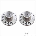 Allparts Witch Hat Knobs (WHITE) - The Twelfth Fret