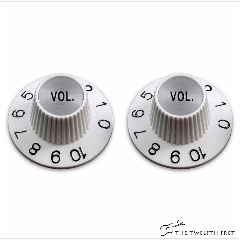 Allparts Witch Hat Knobs (WHITE) - The Twelfth Fret