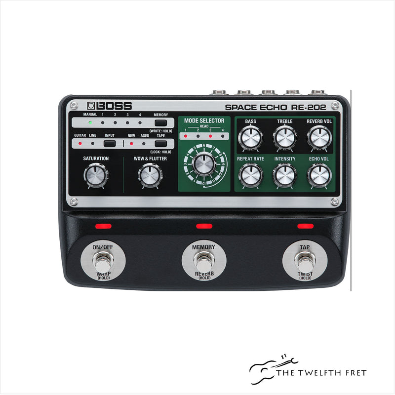 BOSS RE-202 Deluxe Space Echo Pedal - The Twelfth Fret