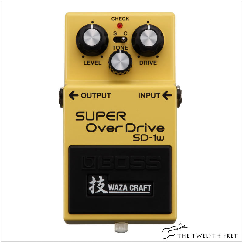 BOSS SD-1W Waza Craft Super Overdrive Pedal - The Twelfth Fret