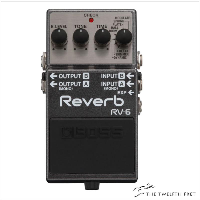 Boss RV-6 Reverb Pedal - The Twelfth Fret