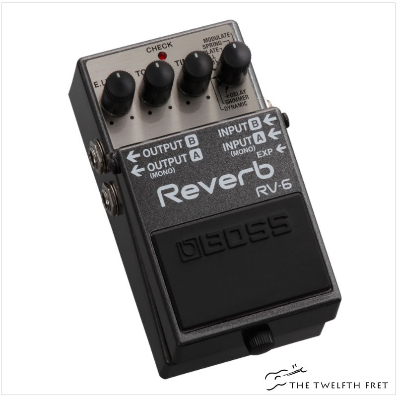 Boss RV-6 Reverb Pedal - The Twelfth Fret