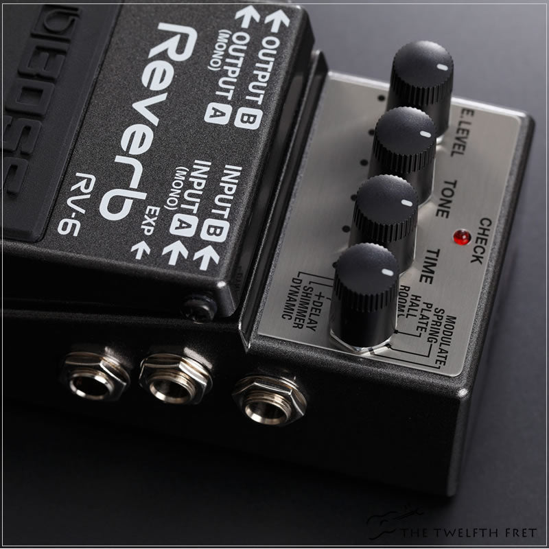 Boss RV-6 Reverb Pedal - The Twelfth Fret